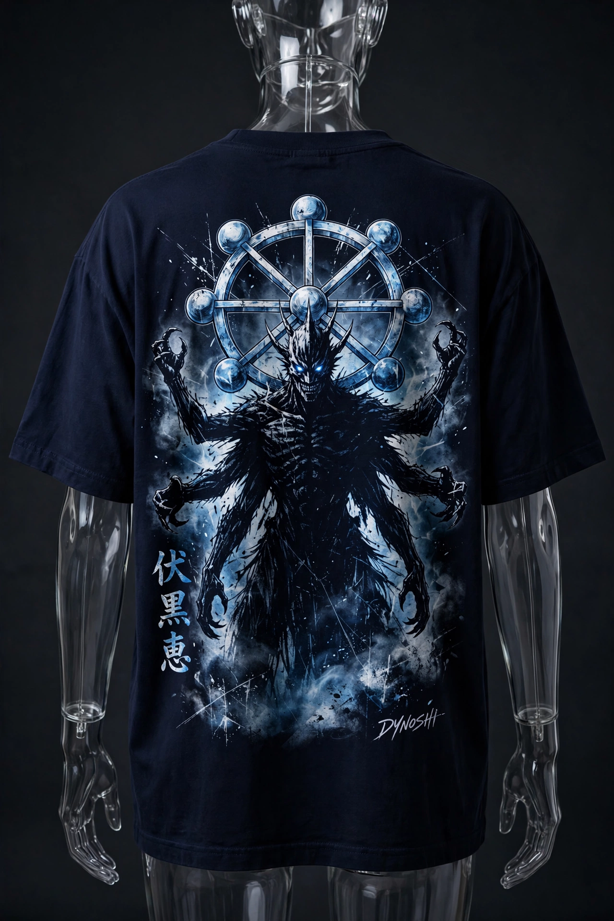 Megumi Fushiguro - Mahoraga Dark Form - Premium Oversized Anime T-Shirt - DYNOSHI