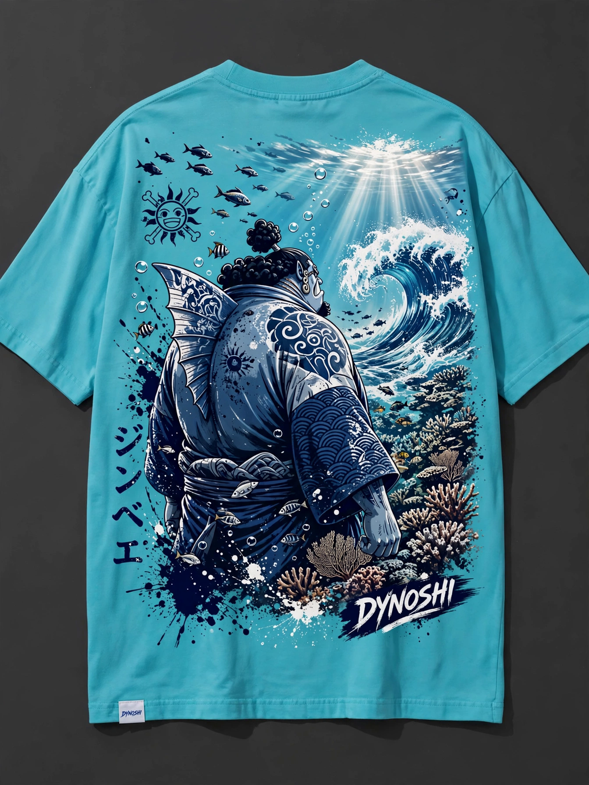 Jinbe - Premium Oversized Anime T-Shirt - DYNOSHI