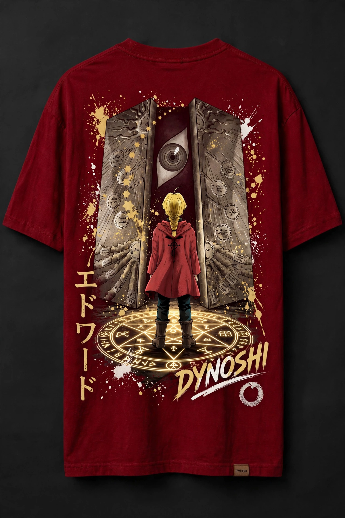 Edward Elric - Premium Oversized Anime T-Shirt - DYNOSHI