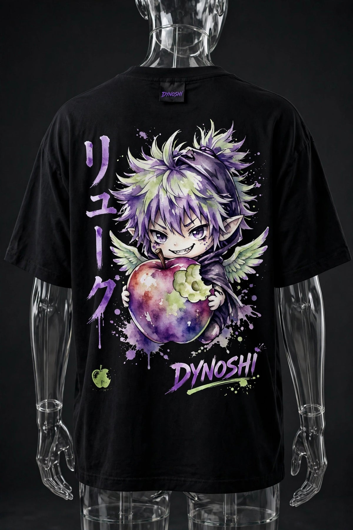 Ryuk - Chibi Ryuk - Premium Oversized Anime T-Shirt - DYNOSHI