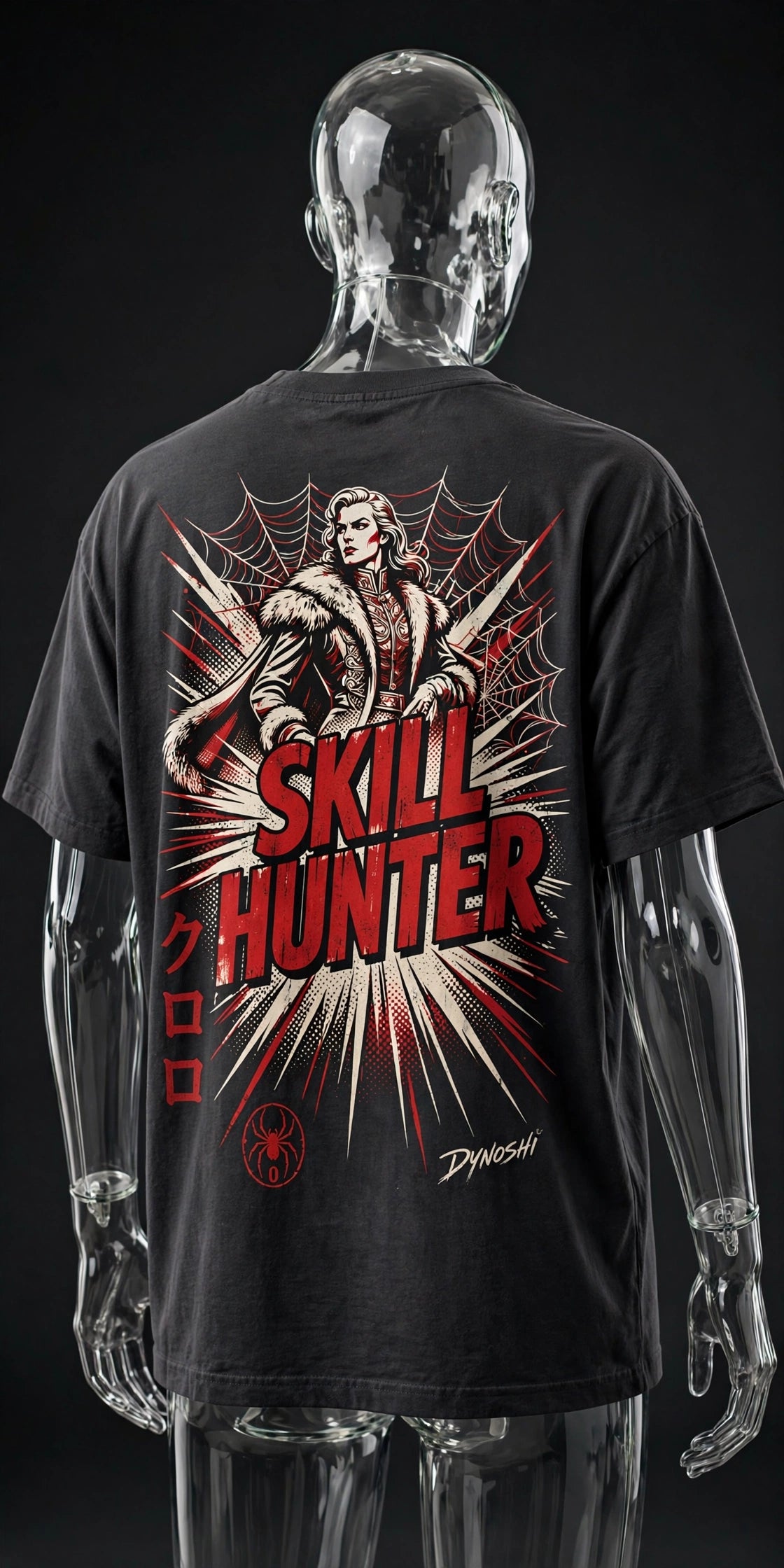 Chrollo Lucilfer - SKILL HUNTER Mantra - Premium Oversized Anime T-Shirt - DYNOSHI