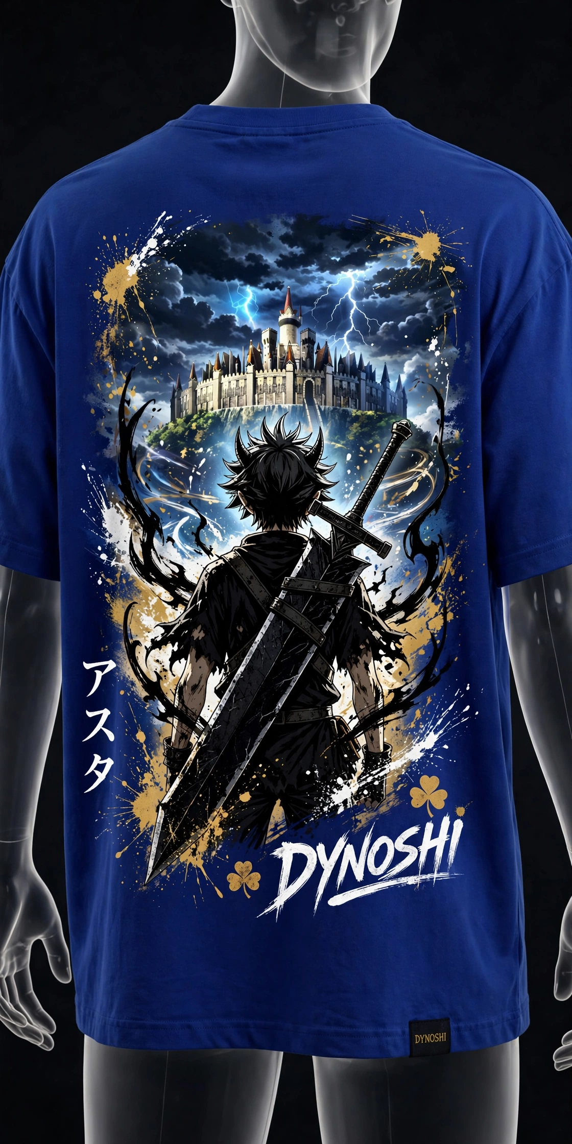 Asta - Premium Oversized Anime T-Shirt - DYNOSHI