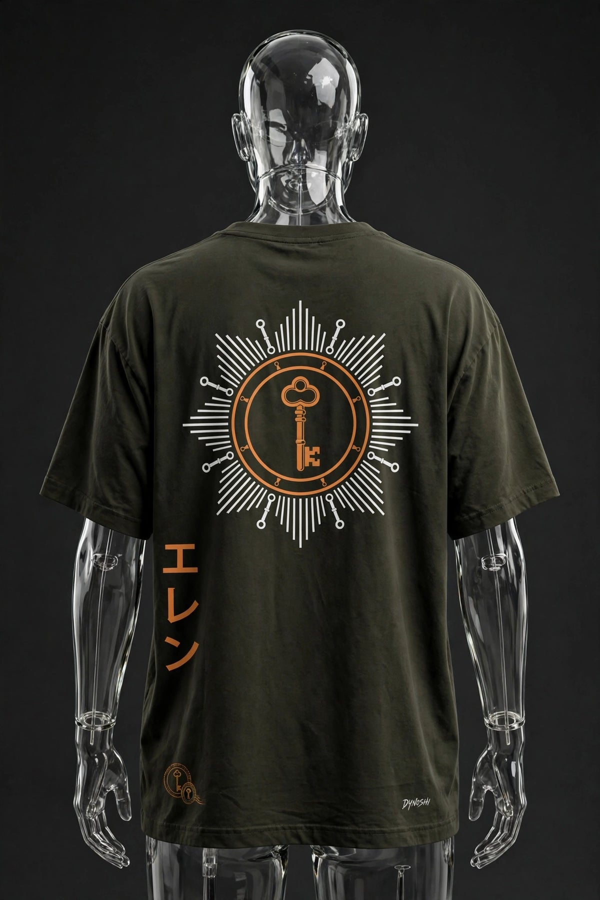 Eren Yeager - Scout Crest Emblem - Premium Oversized Anime T-Shirt - DYNOSHI