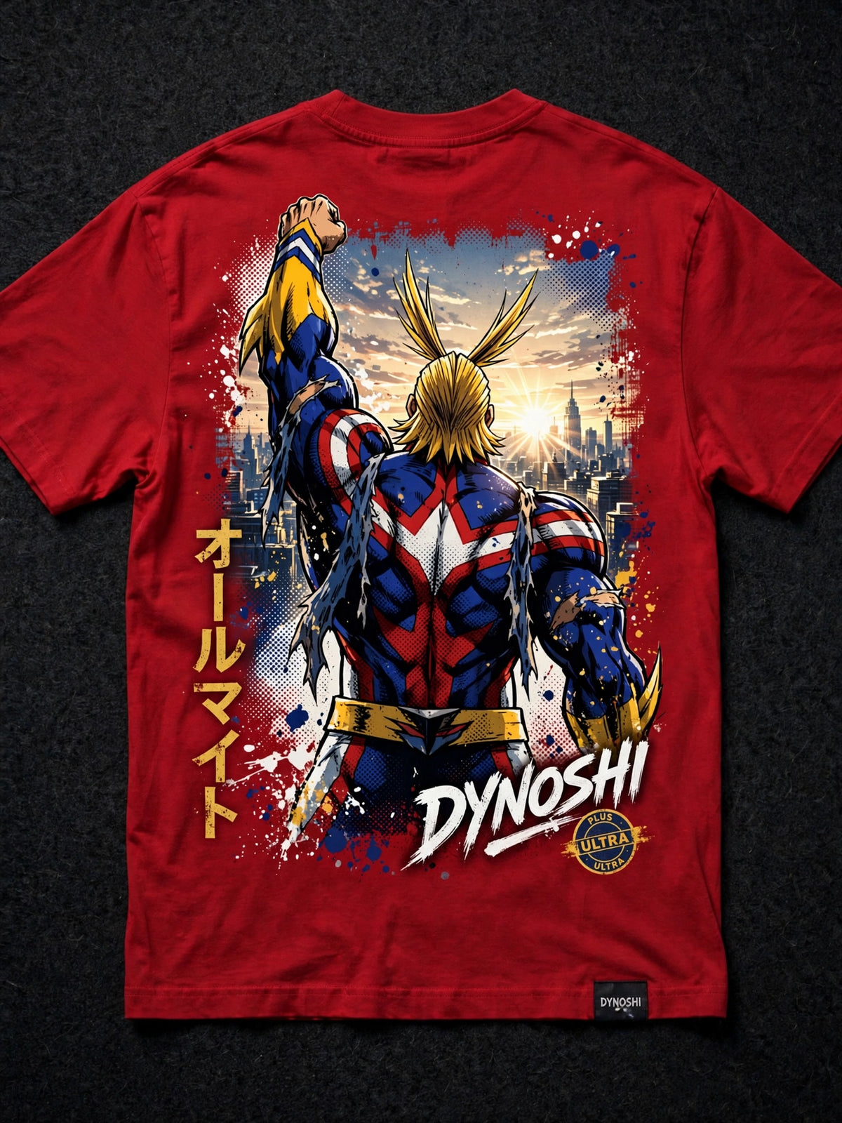 All Might - Premium Oversized Anime T-Shirt - DYNOSHI