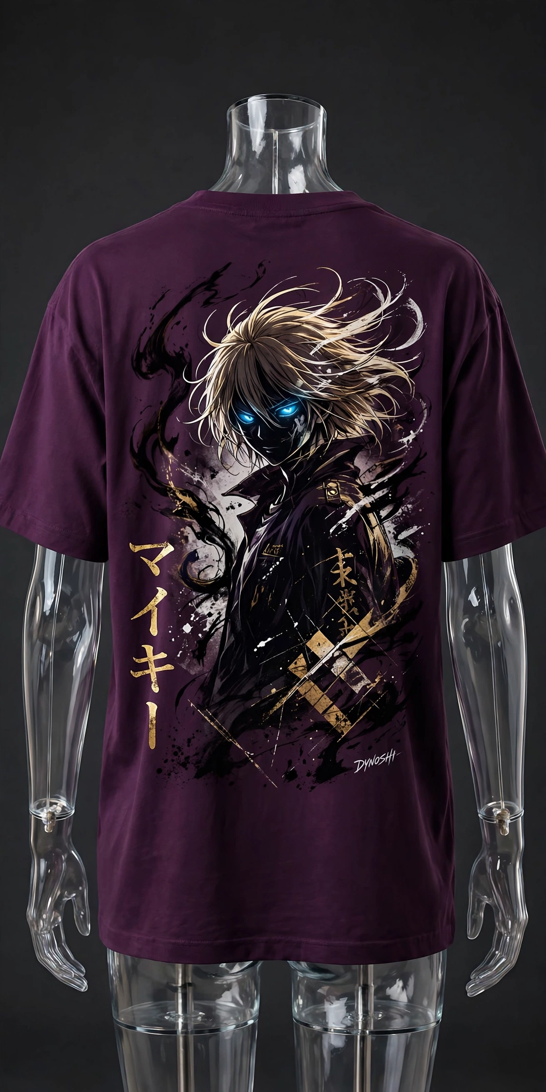 Mikey - Dark Impulse Form - Premium Oversized Anime T-Shirt - DYNOSHI