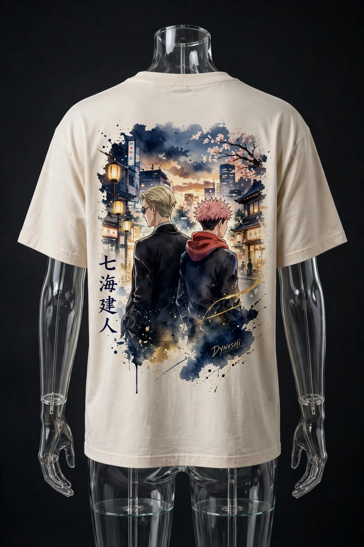 Nanami Kento - Mentor & Student Duo - Premium Oversized Anime T-Shirt - DYNOSHI