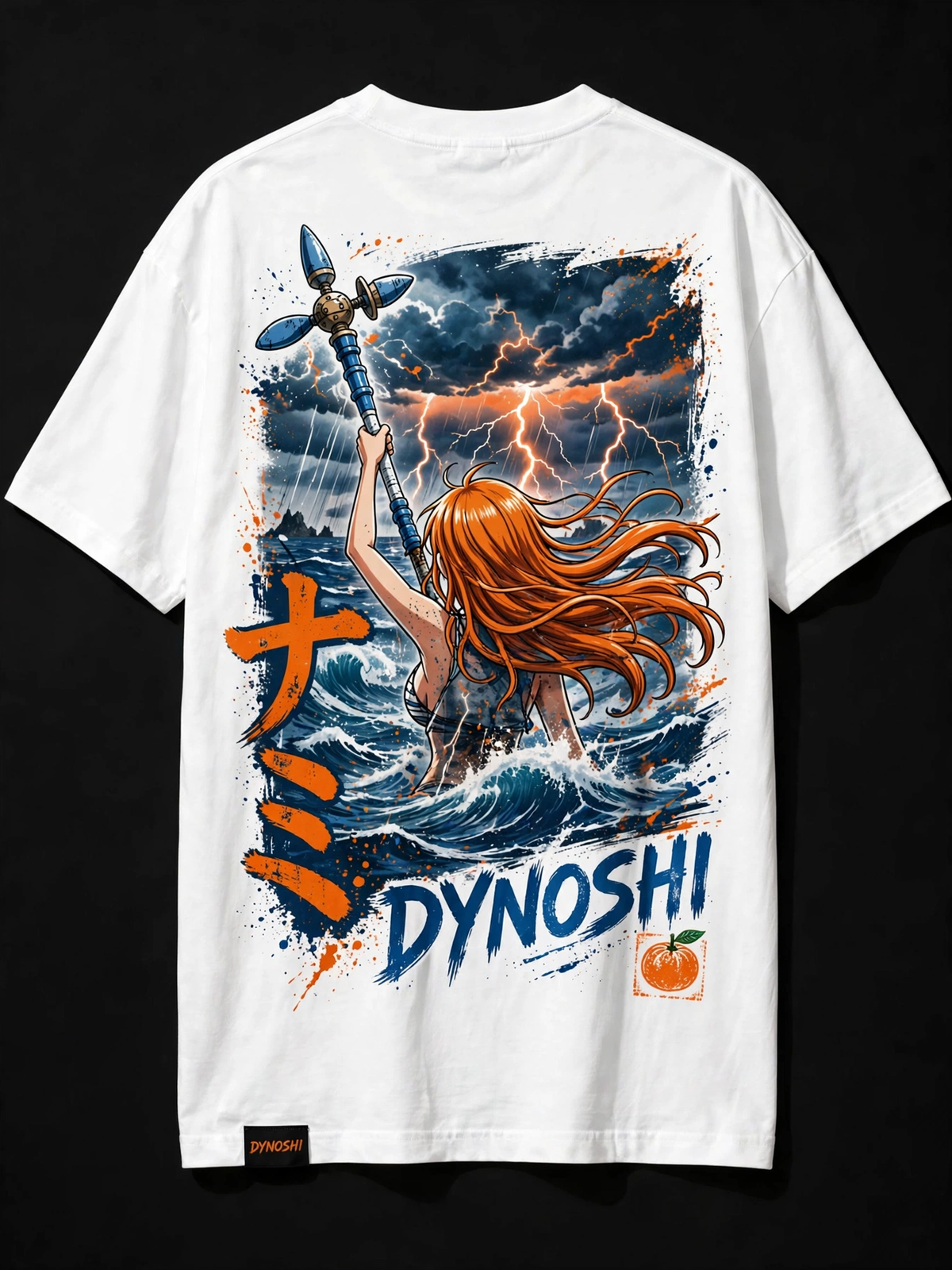 Nami - Premium Oversized Anime T-Shirt - DYNOSHI