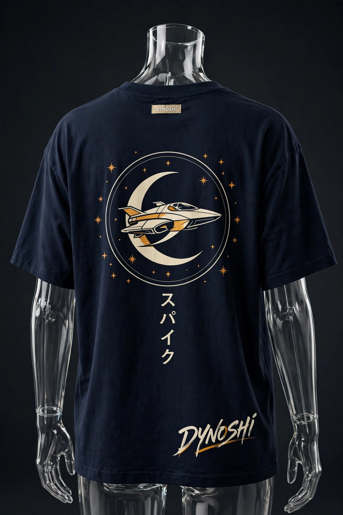Spike Spiegel - Moon Racer Crest - Premium Oversized Anime T-Shirt - DYNOSHI