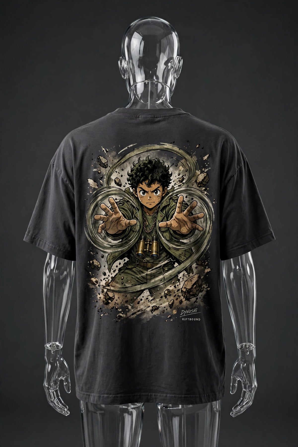 Tovan - Wind Gust - Premium Oversized Anime T-Shirt - DYNOSHI
