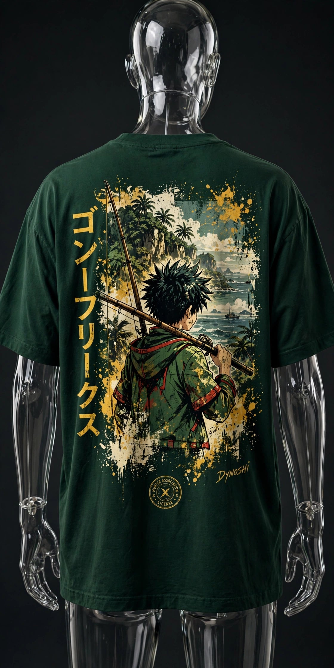 Gon Freecss - Whale Island Homecoming - Premium Oversized Anime T-Shirt - DYNOSHI