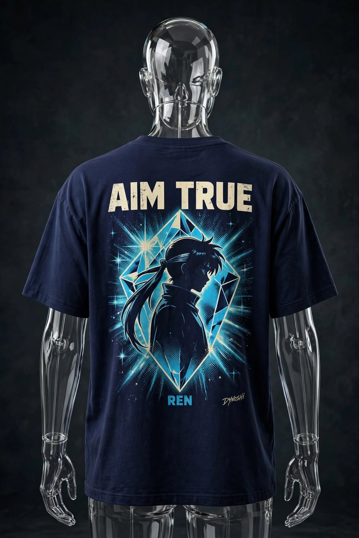 REN - Aim True - Premium Oversized Anime T-Shirt - DYNOSHI
