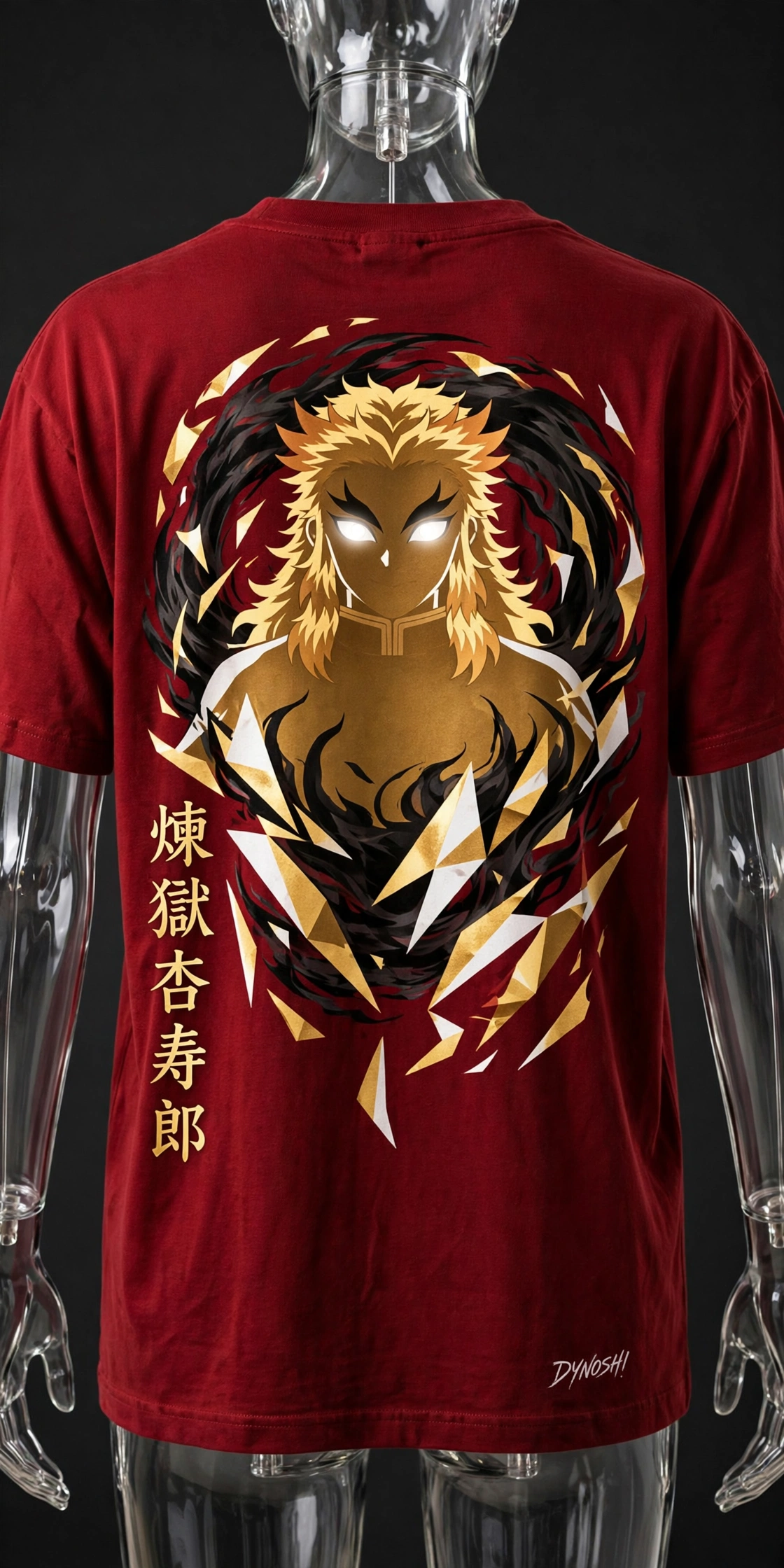 Kyojuro Rengoku - Inferno Silhouette - Premium Oversized Anime T-Shirt - DYNOSHI