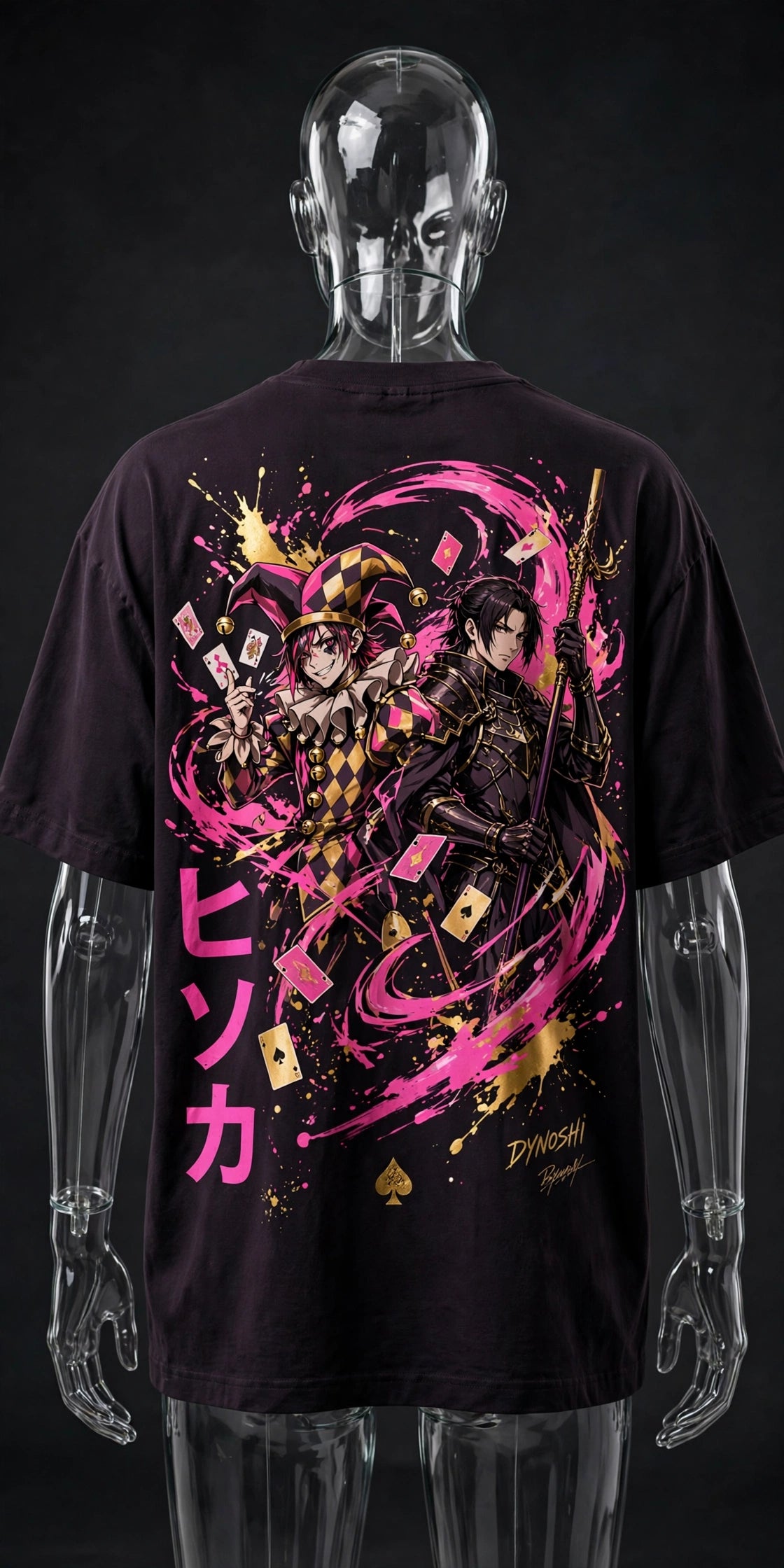 Hisoka Morow - Magician's Pact Duo - Premium Oversized Anime T-Shirt - DYNOSHI