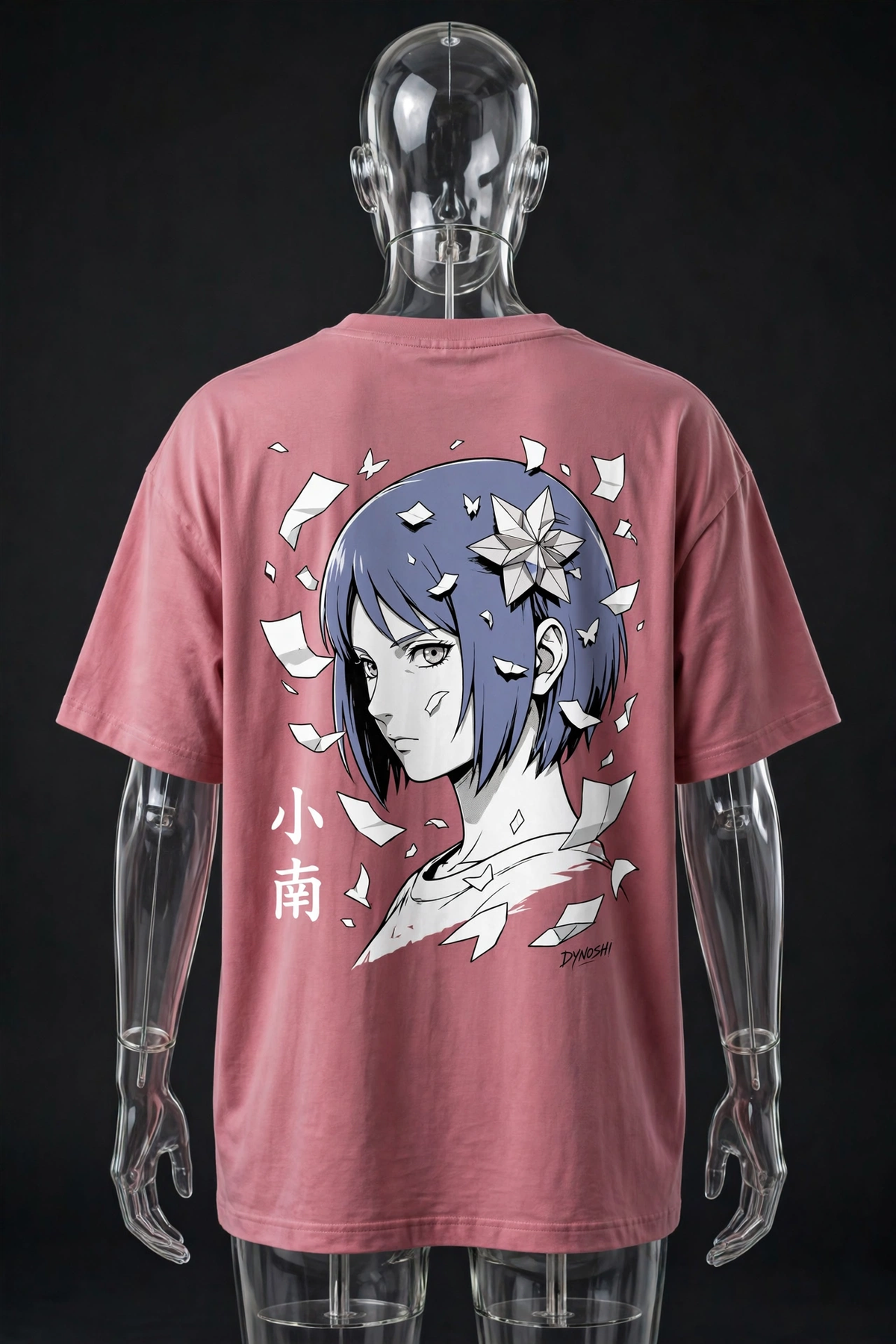 Konan - Quiet Resolve Portrait - Premium Oversized Anime T-Shirt - DYNOSHI