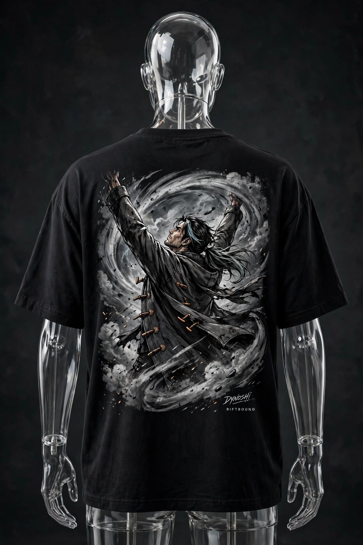 Soren - Storm Vortex - Premium Oversized Anime T-Shirt - DYNOSHI
