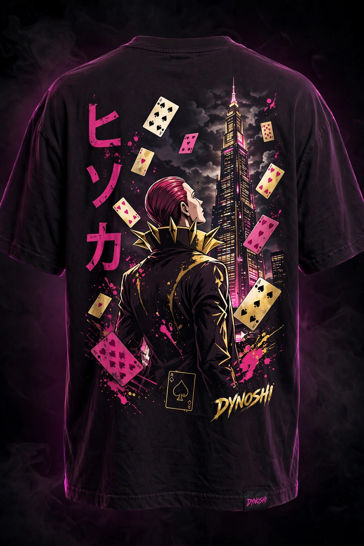 Hisoka Morow - Premium Oversized Anime T-Shirt - DYNOSHI