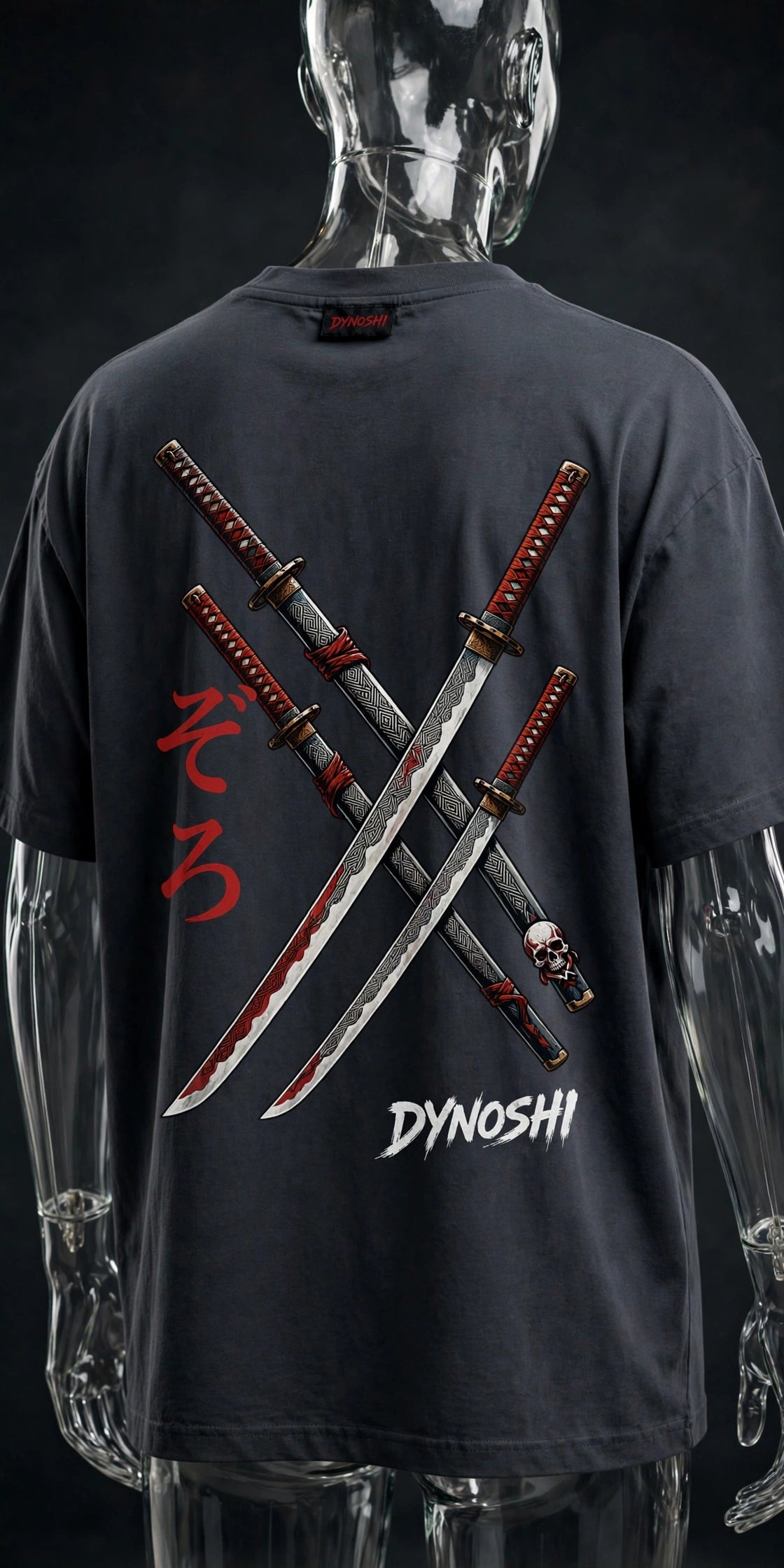 Zoro - Three Swords - Premium Oversized Anime T-Shirt - DYNOSHI