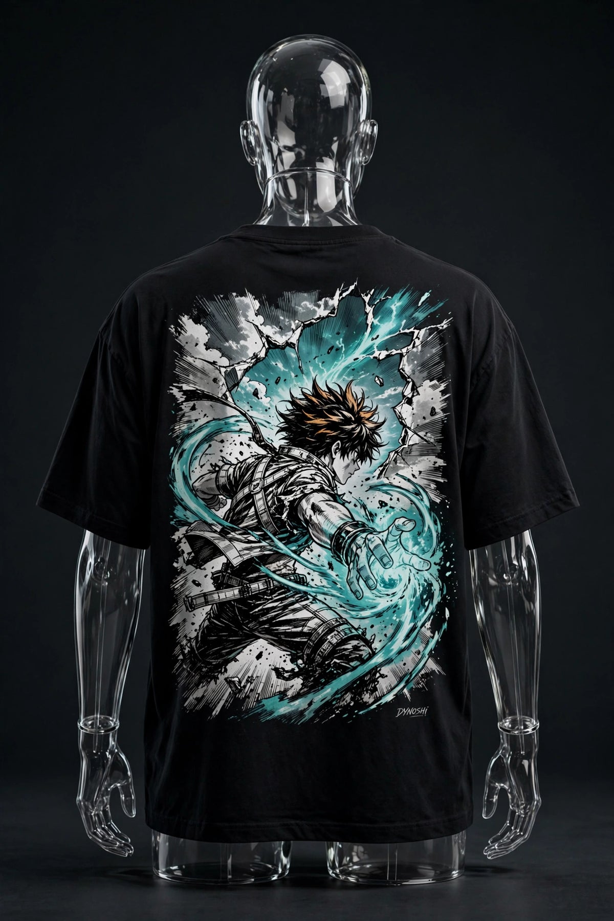 Kael - First Crossing - Premium Oversized Anime T-Shirt - DYNOSHI