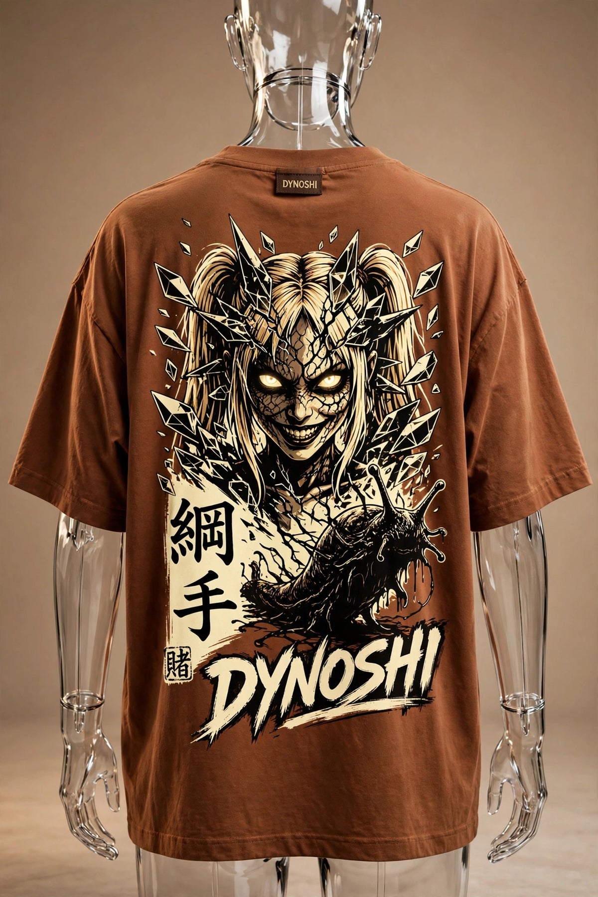 Tsunade - Corrupted Fifth Hokage - Premium Oversized Anime T-Shirt - DYNOSHI