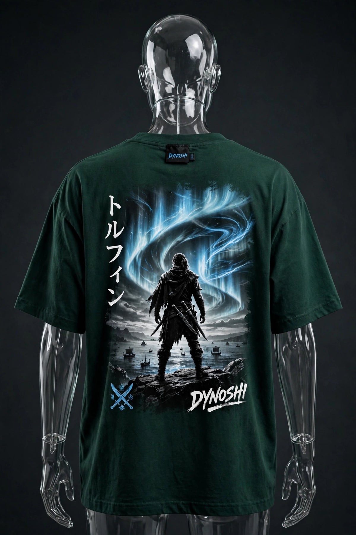 Thorfinn - Aurora Vigil - Premium Oversized Anime T-Shirt - DYNOSHI