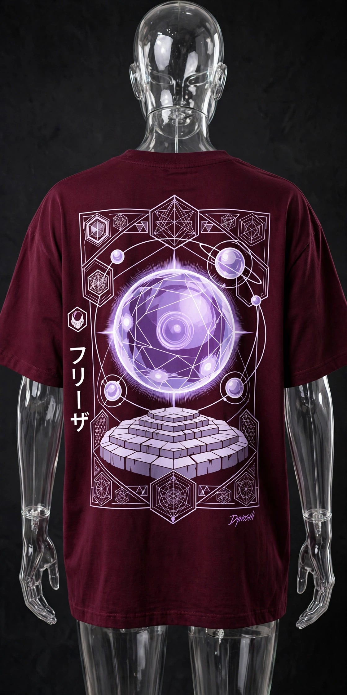 Frieza - Death Ball Monument - Premium Oversized Anime T-Shirt - DYNOSHI