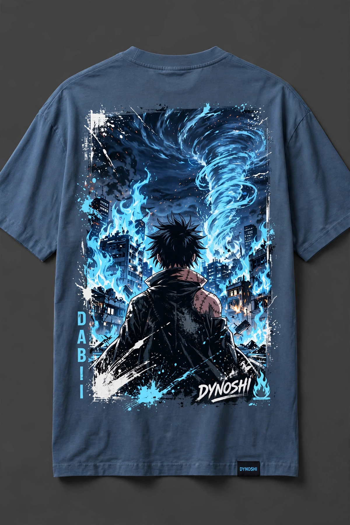 Dabi - Premium Oversized Anime T-Shirt - DYNOSHI