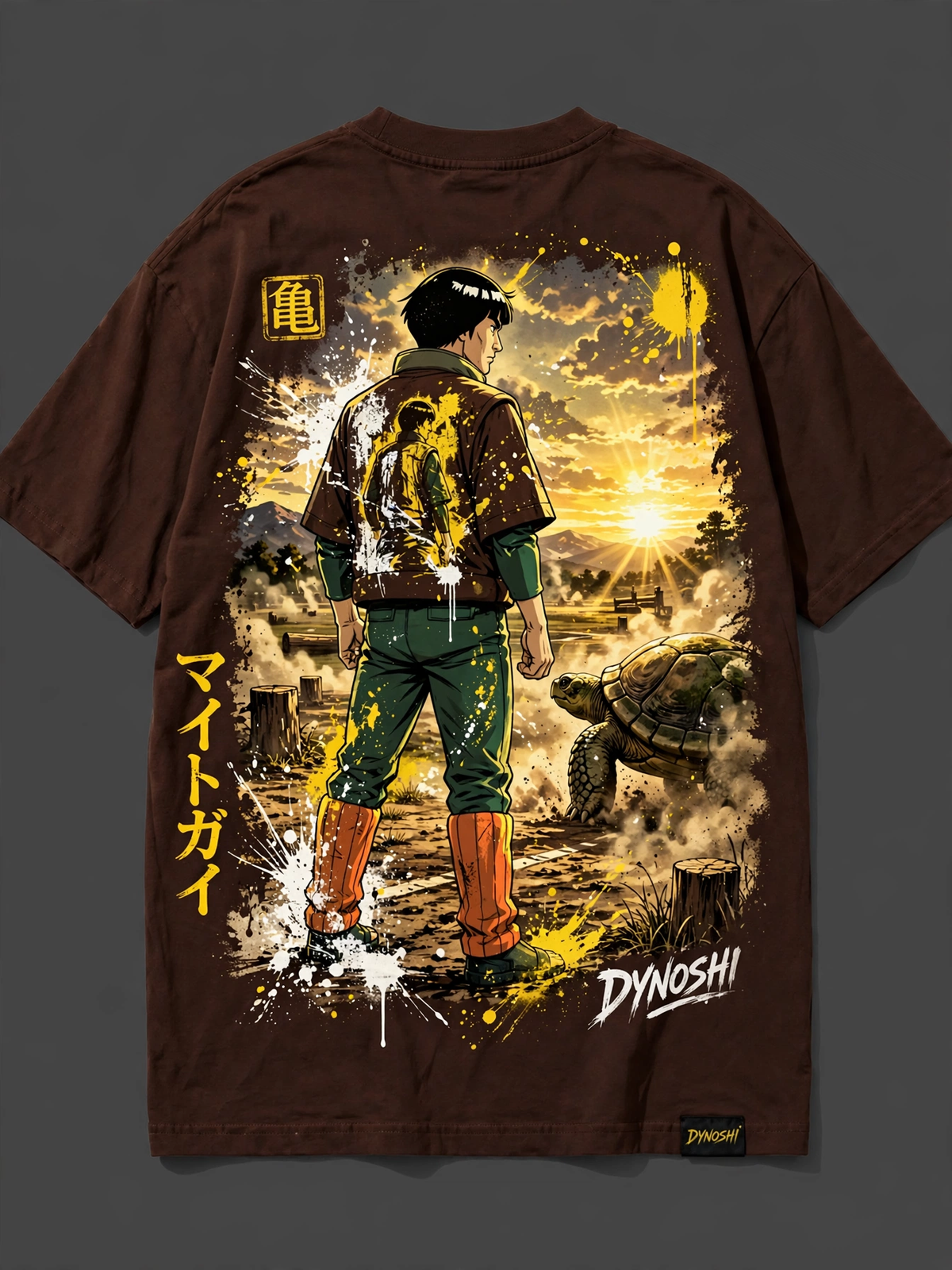 Might Guy - Premium Oversized Anime T-Shirt - DYNOSHI