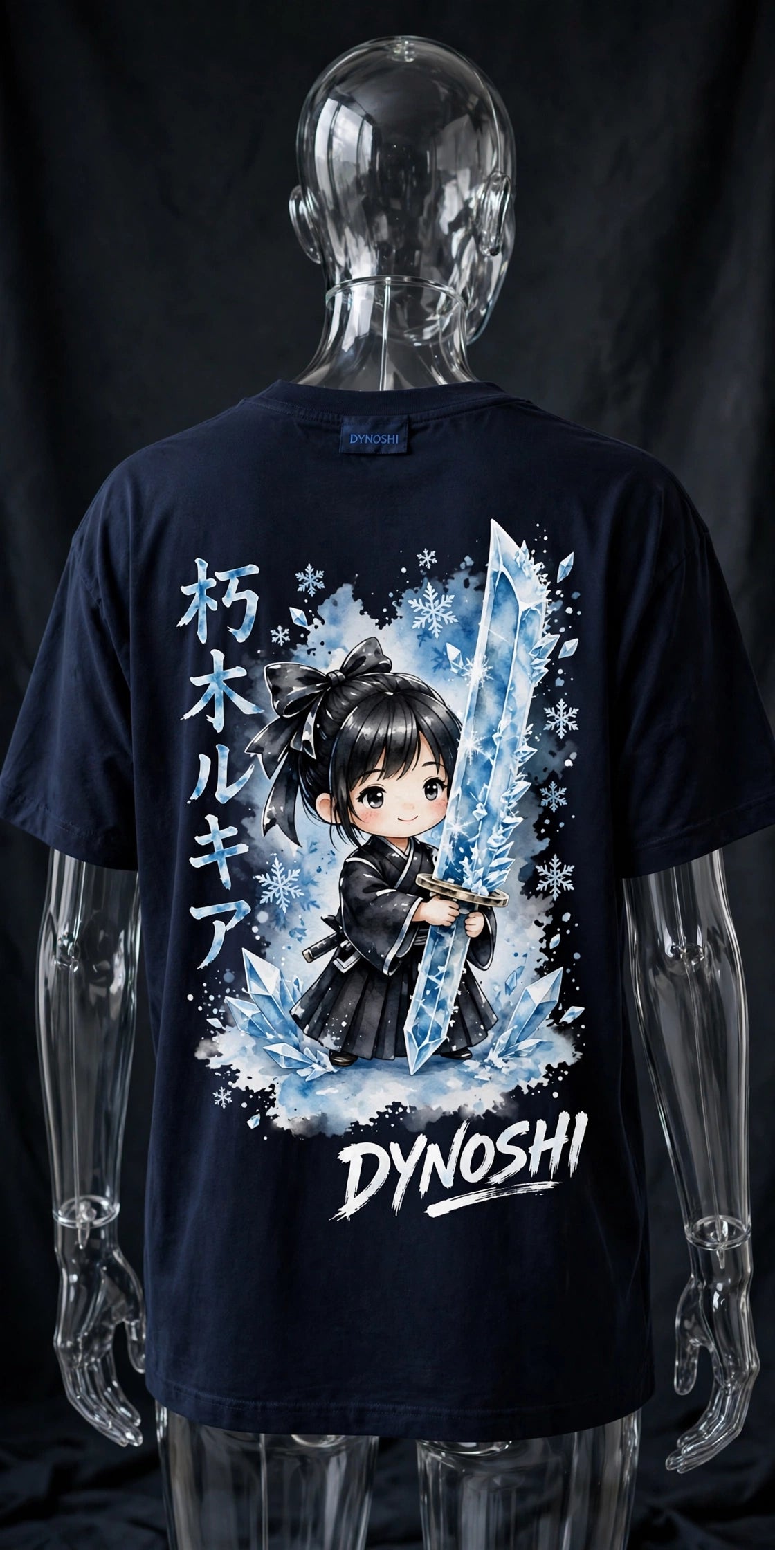Rukia - Chibi Rukia - Premium Oversized Anime T-Shirt - DYNOSHI