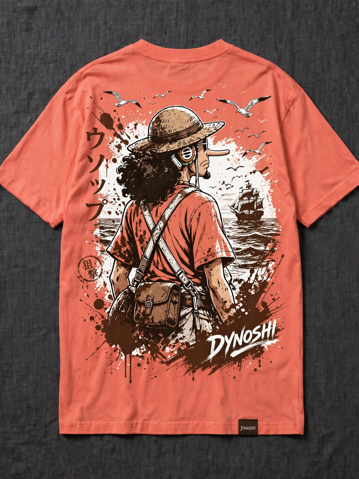 Usopp - Premium Oversized Anime T-Shirt - DYNOSHI