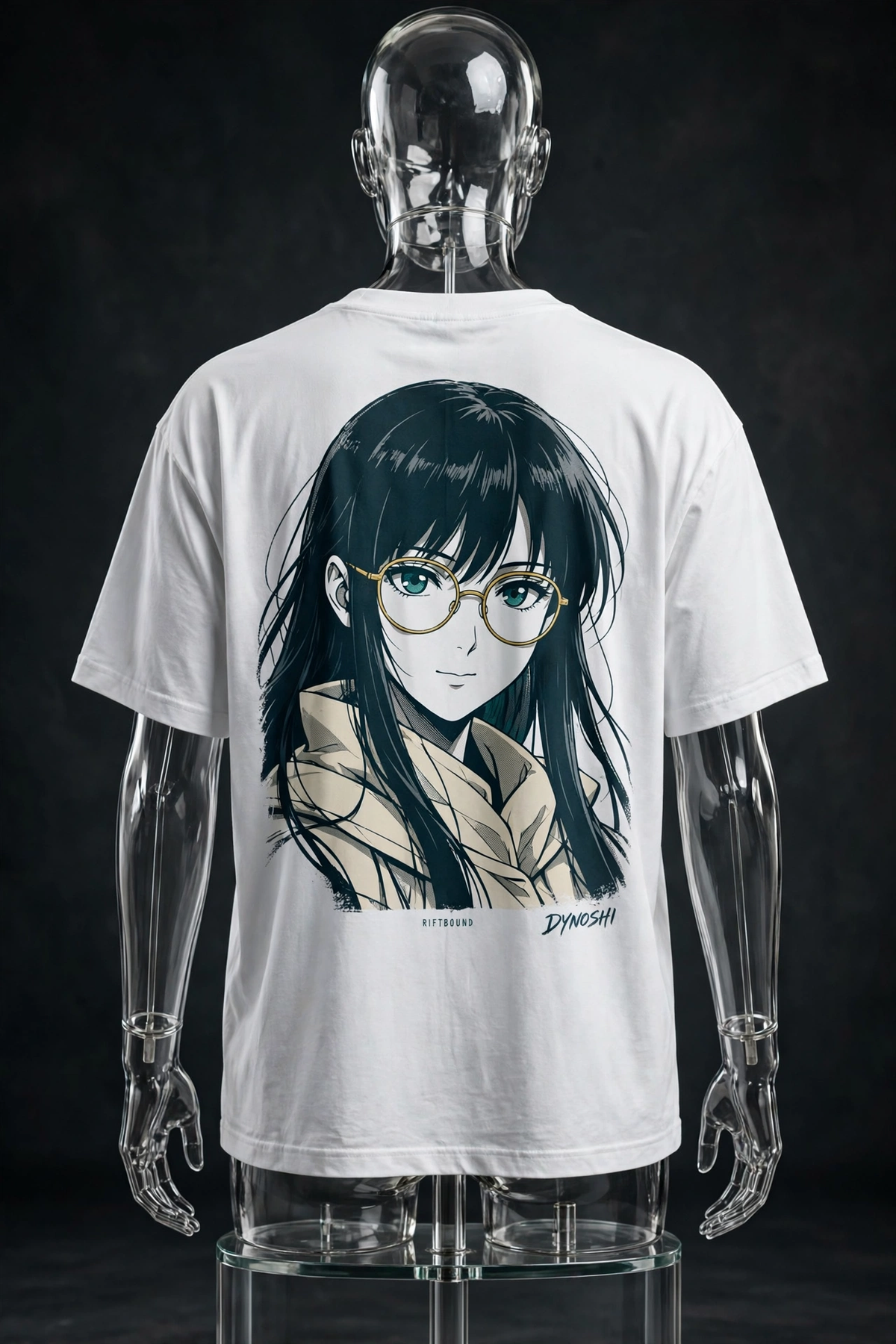 Eira - Calm Scholar Portrait - Premium Oversized Anime T-Shirt - DYNOSHI