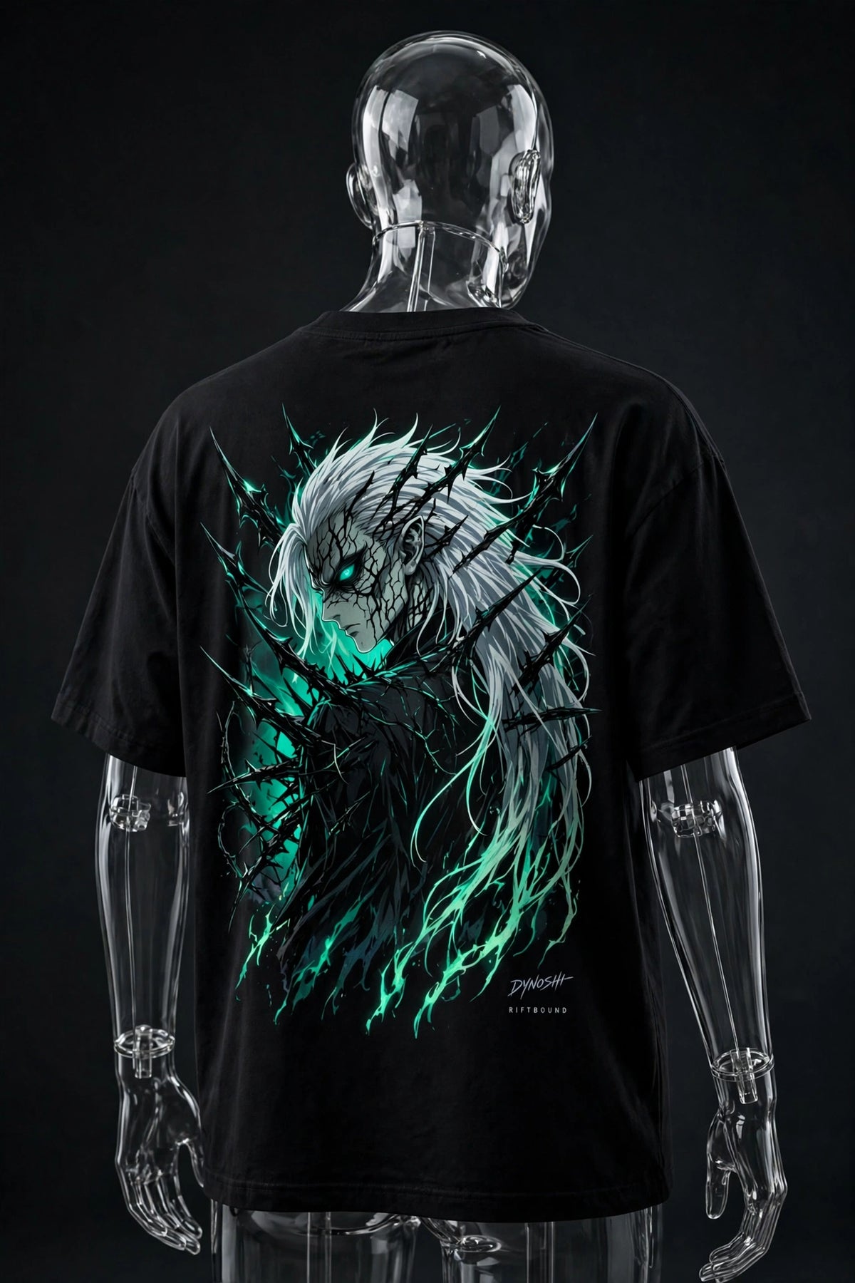 VEYDRAN - Thread Corruption - Premium Oversized Anime T-Shirt - DYNOSHI