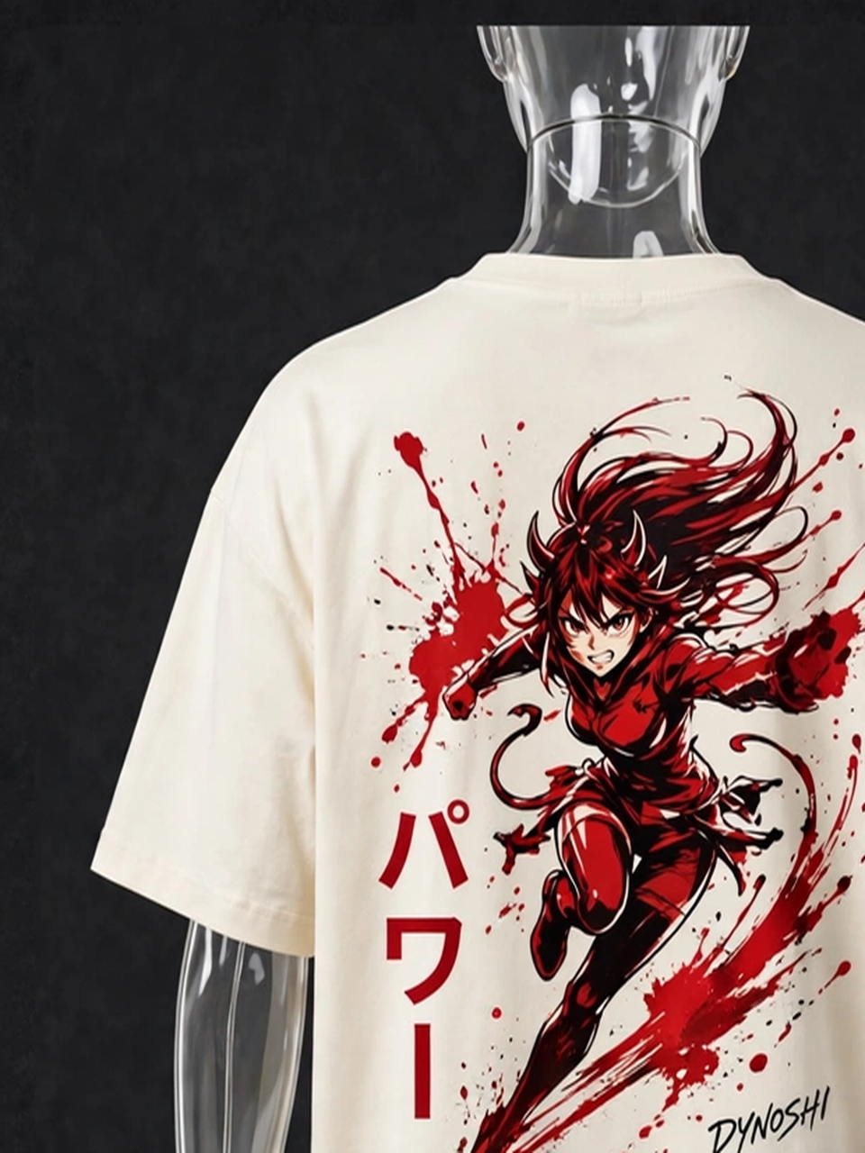 Power - Devil Hunter Strike - Premium Oversized Anime T-Shirt - DYNOSHI