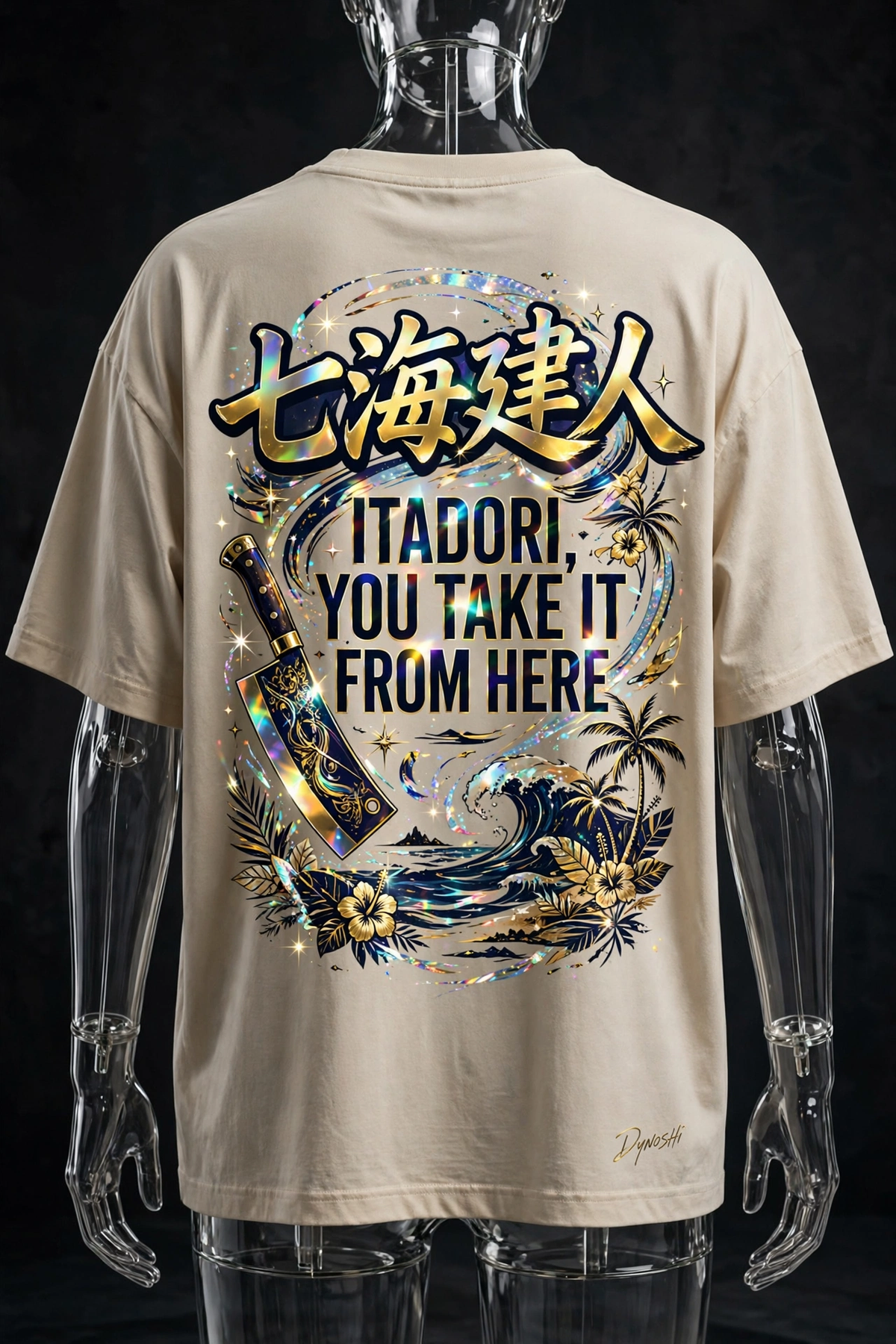 Nanami Kento - Itadori You Take It Mantra - Premium Oversized Anime T-Shirt - DYNOSHI