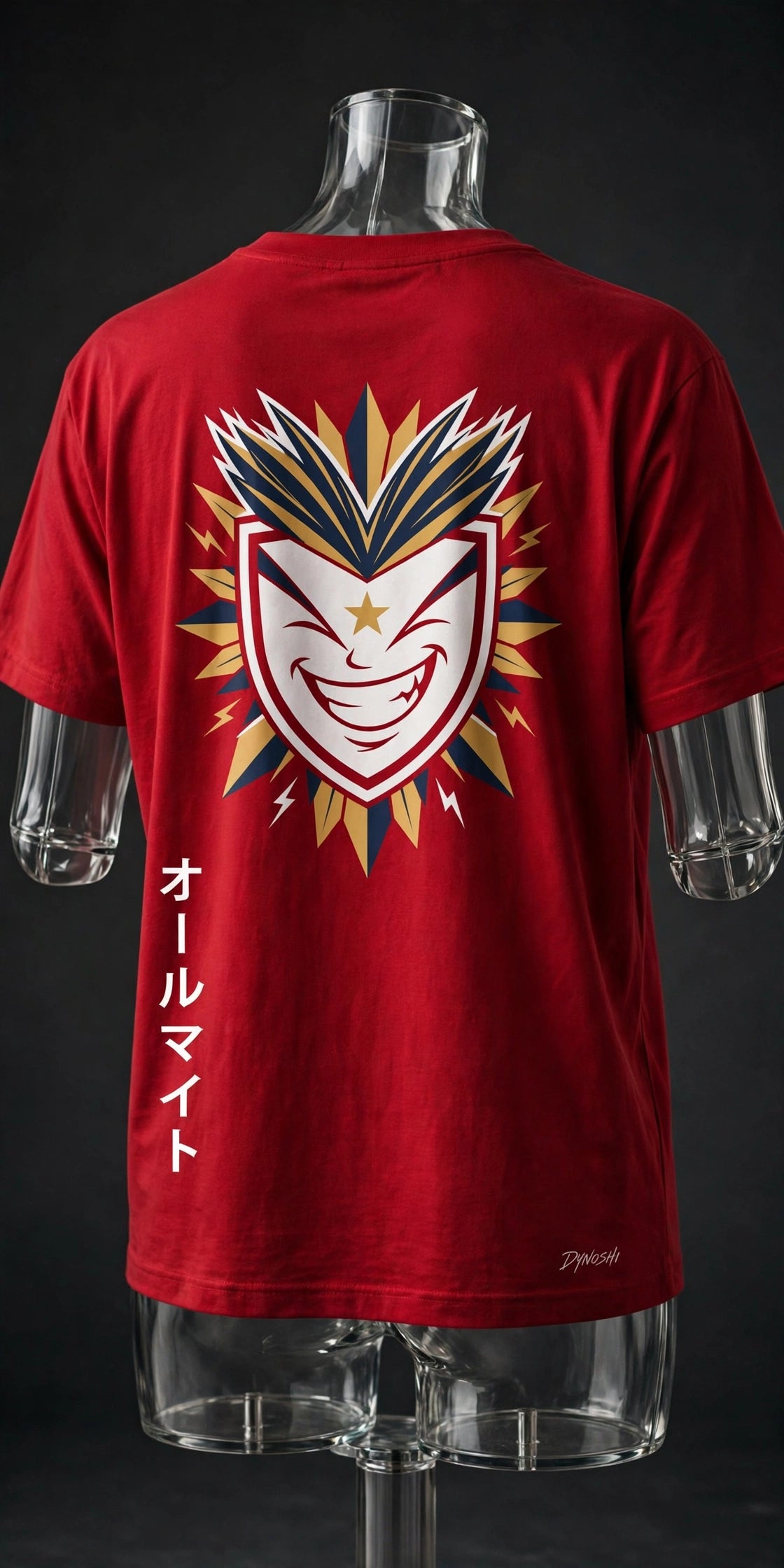 All Might - Peace Emblem - Premium Oversized Anime T-Shirt - DYNOSHI