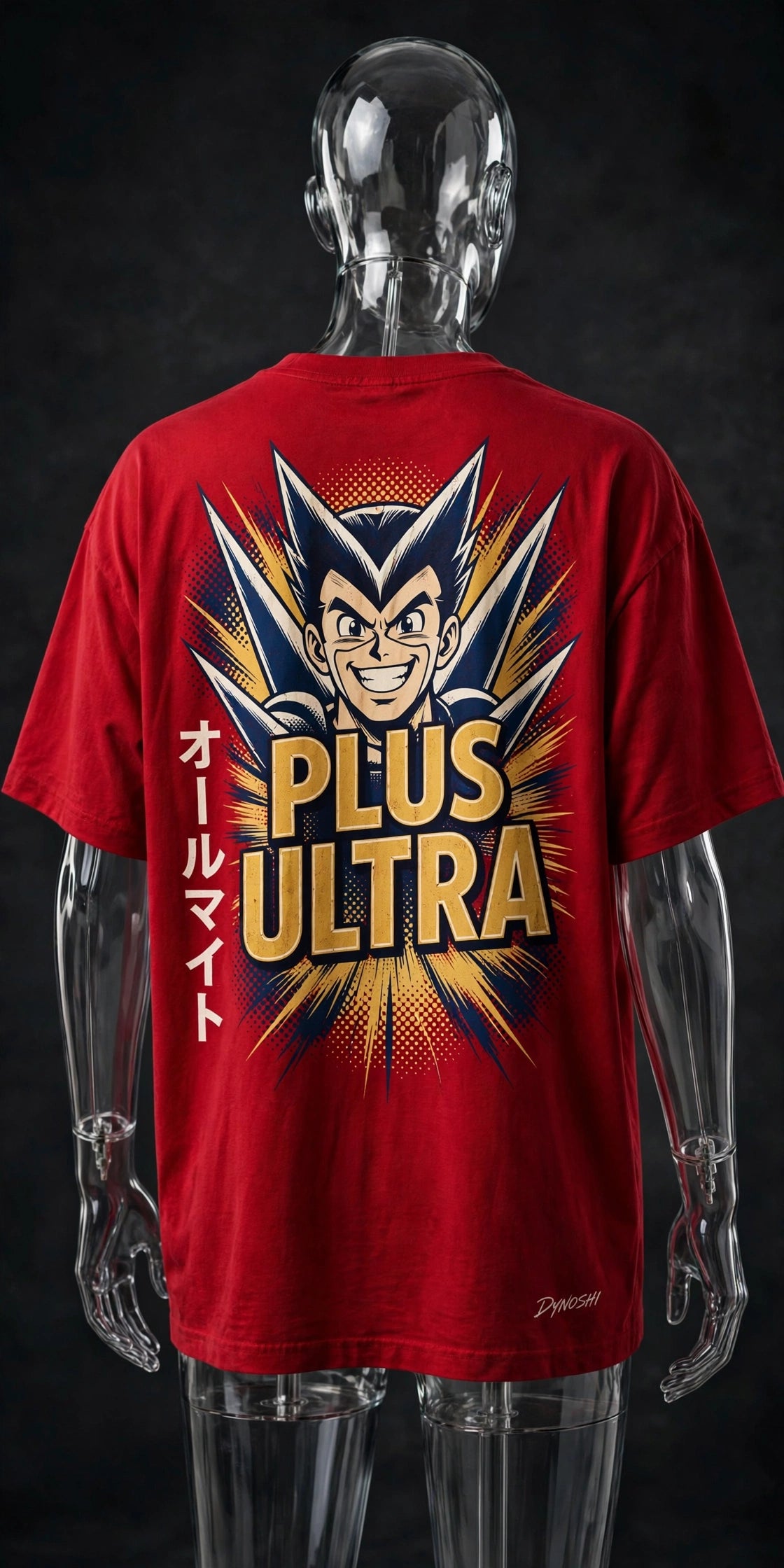All Might - Plus Ultra Mantra - Premium Oversized Anime T-Shirt - DYNOSHI
