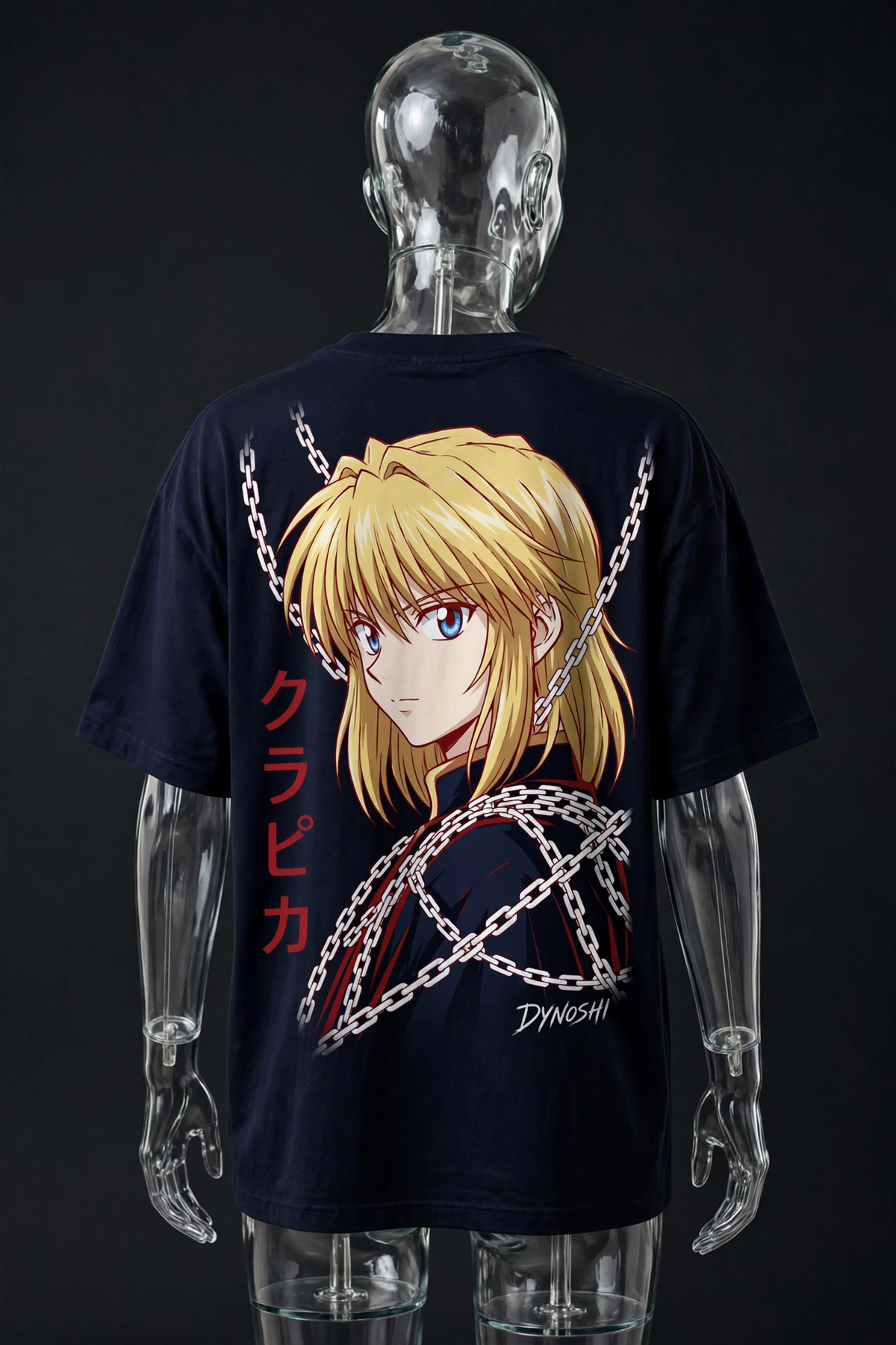Kurapika - Chain Noble Portrait - Premium Oversized Anime T-Shirt - DYNOSHI