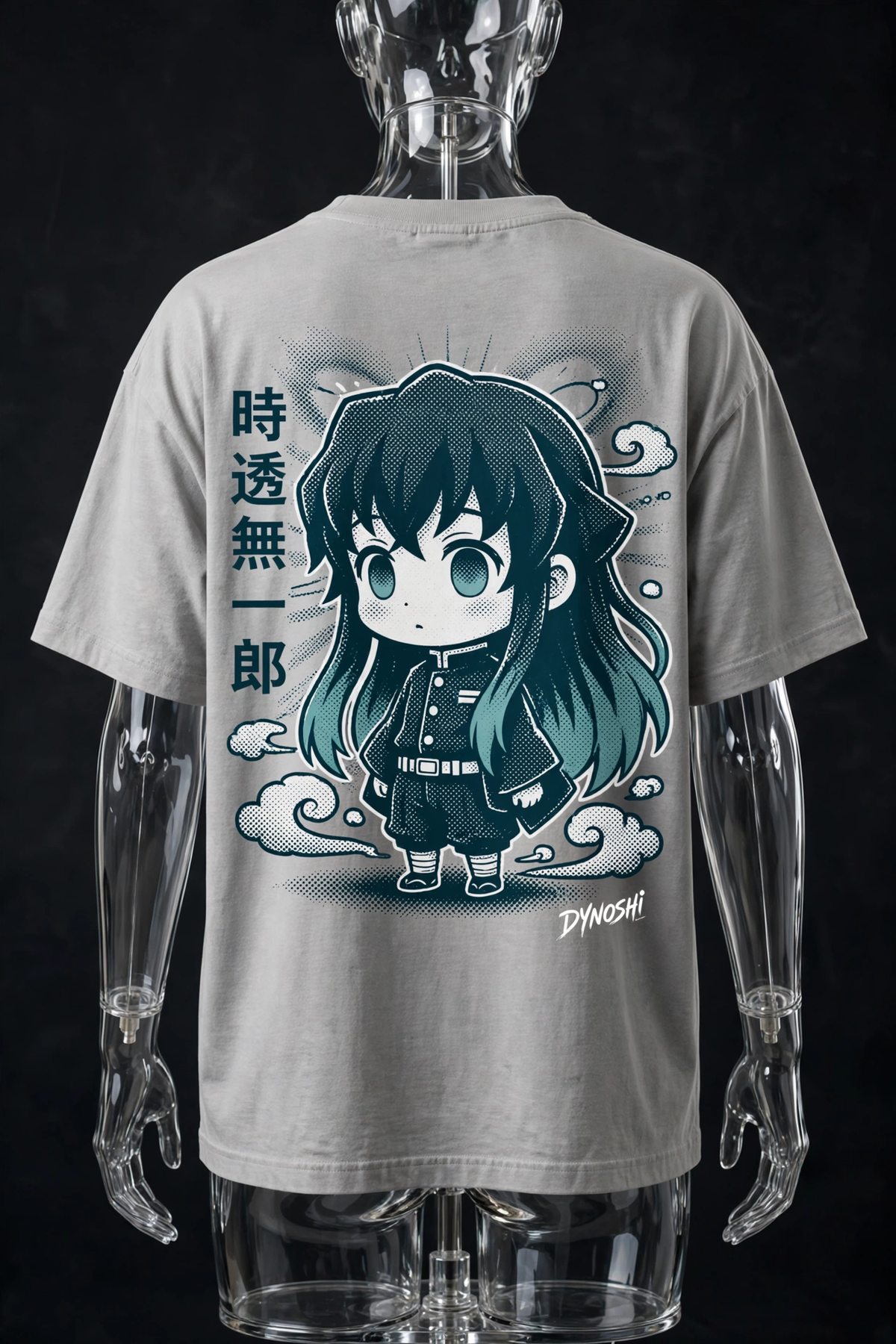 Muichiro Tokito - Mist Chibi - Premium Oversized Anime T-Shirt - DYNOSHI