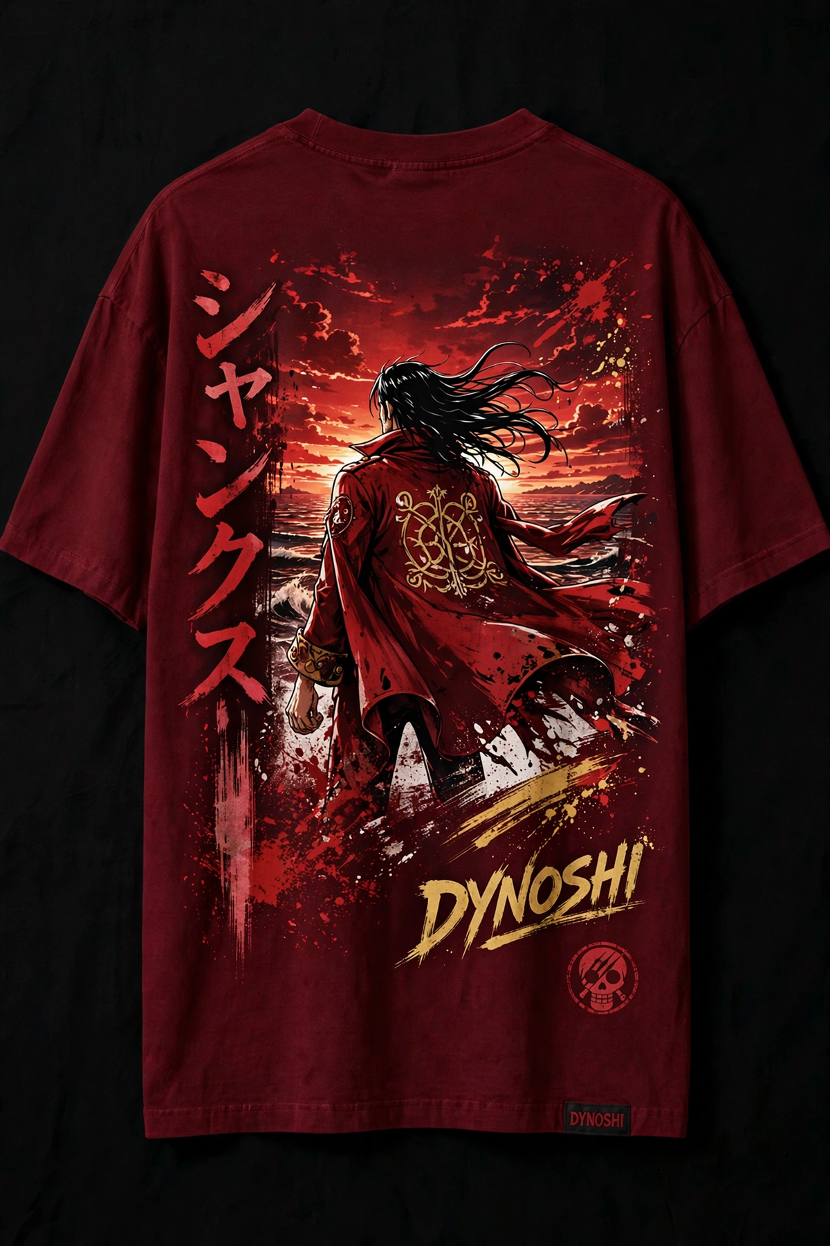 Shanks - Premium Oversized Anime T-Shirt - DYNOSHI