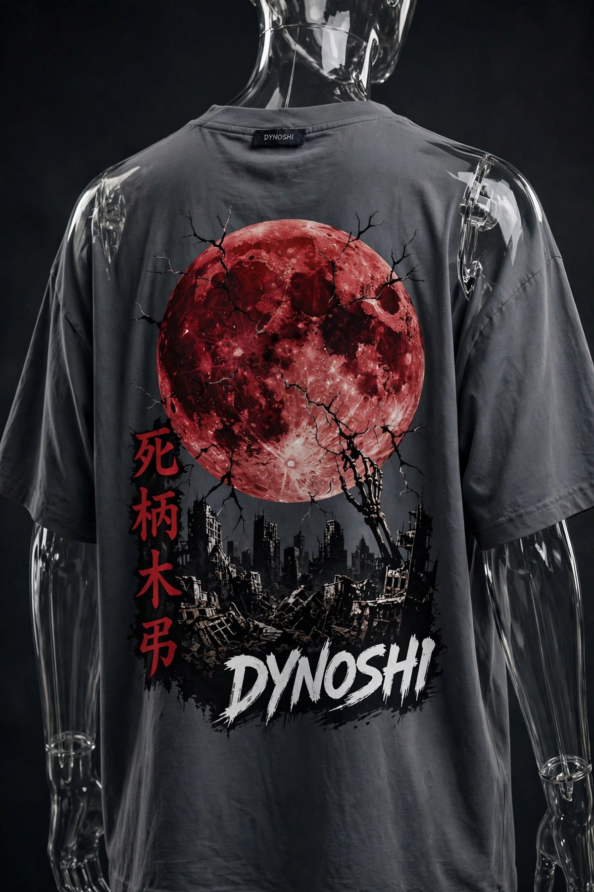 Tomura Shigaraki - Decay Moon Vigil - Premium Oversized Anime T-Shirt - DYNOSHI