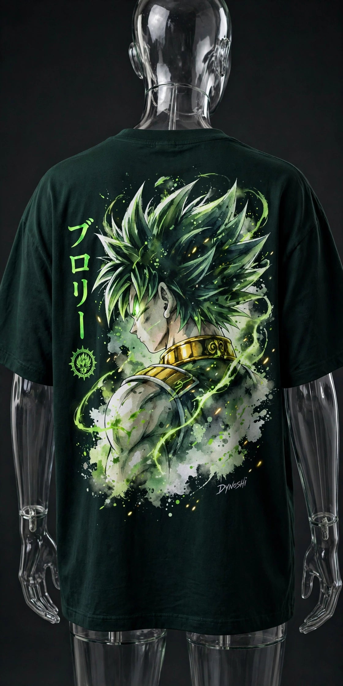 Broly - Wild Gaze Portrait - Premium Oversized Anime T-Shirt - DYNOSHI