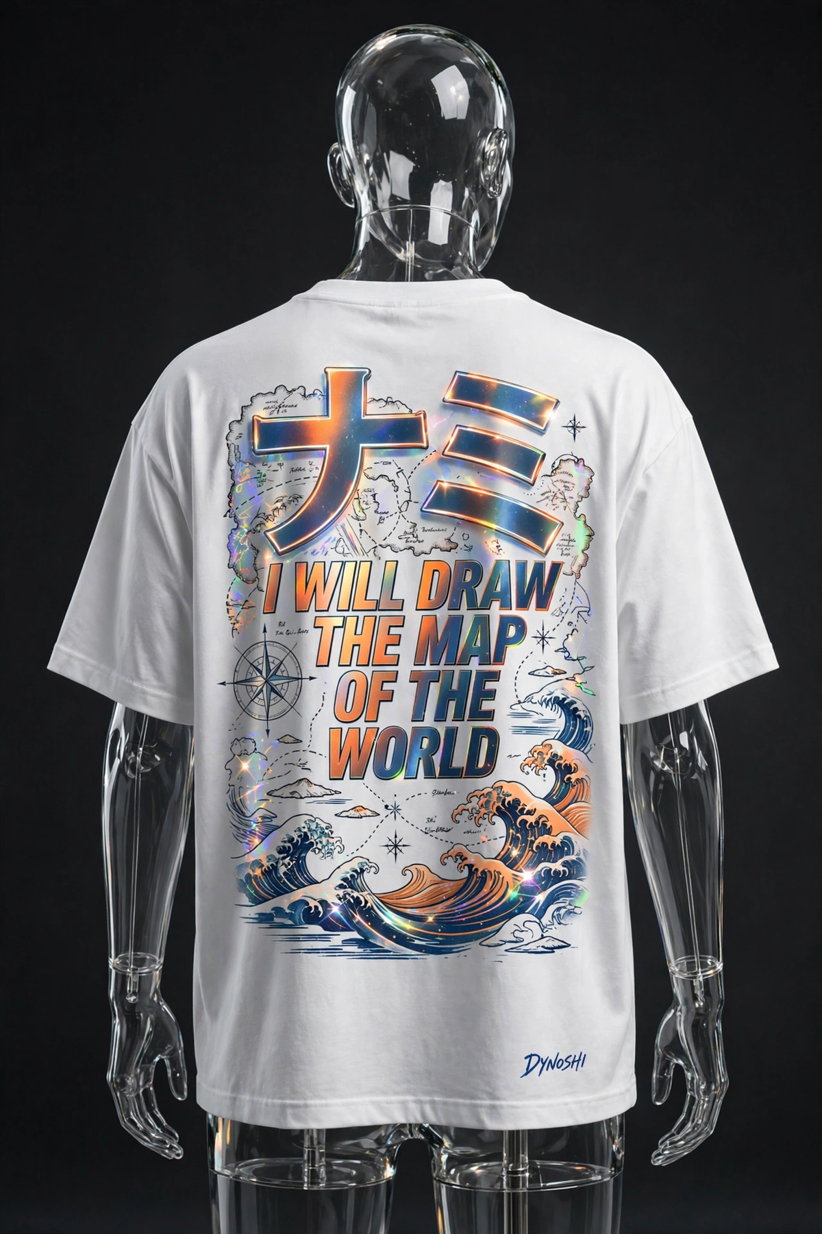 Nami - Draw The Map Mantra - Premium Oversized Anime T-Shirt - DYNOSHI