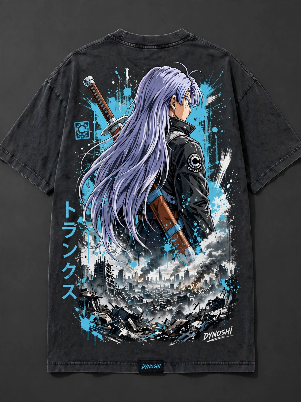 Future Trunks - Premium Oversized Anime T-Shirt - DYNOSHI