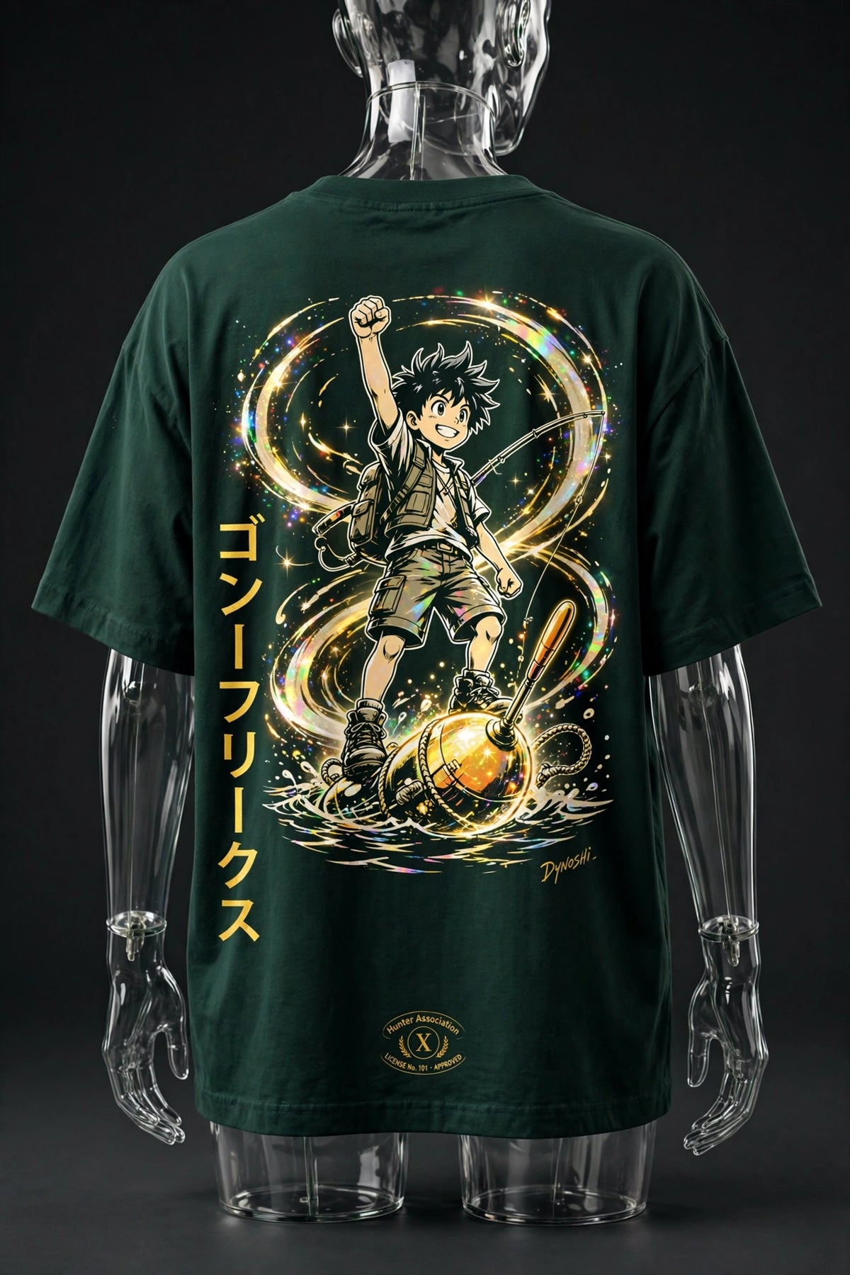 Gon Freecss - Triumphant Cast - Premium Oversized Anime T-Shirt - DYNOSHI