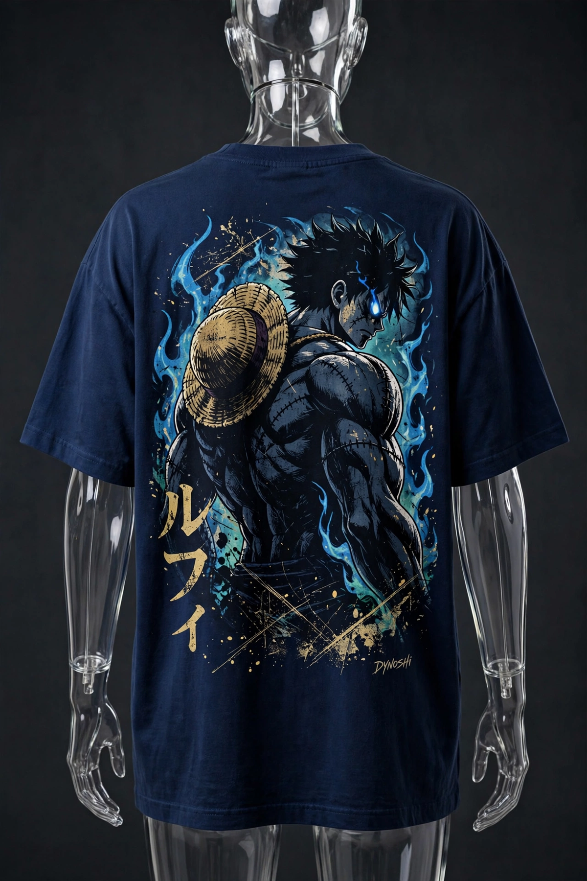 Monkey D. Luffy - Nightmare Form - Premium Oversized Anime T-Shirt - DYNOSHI
