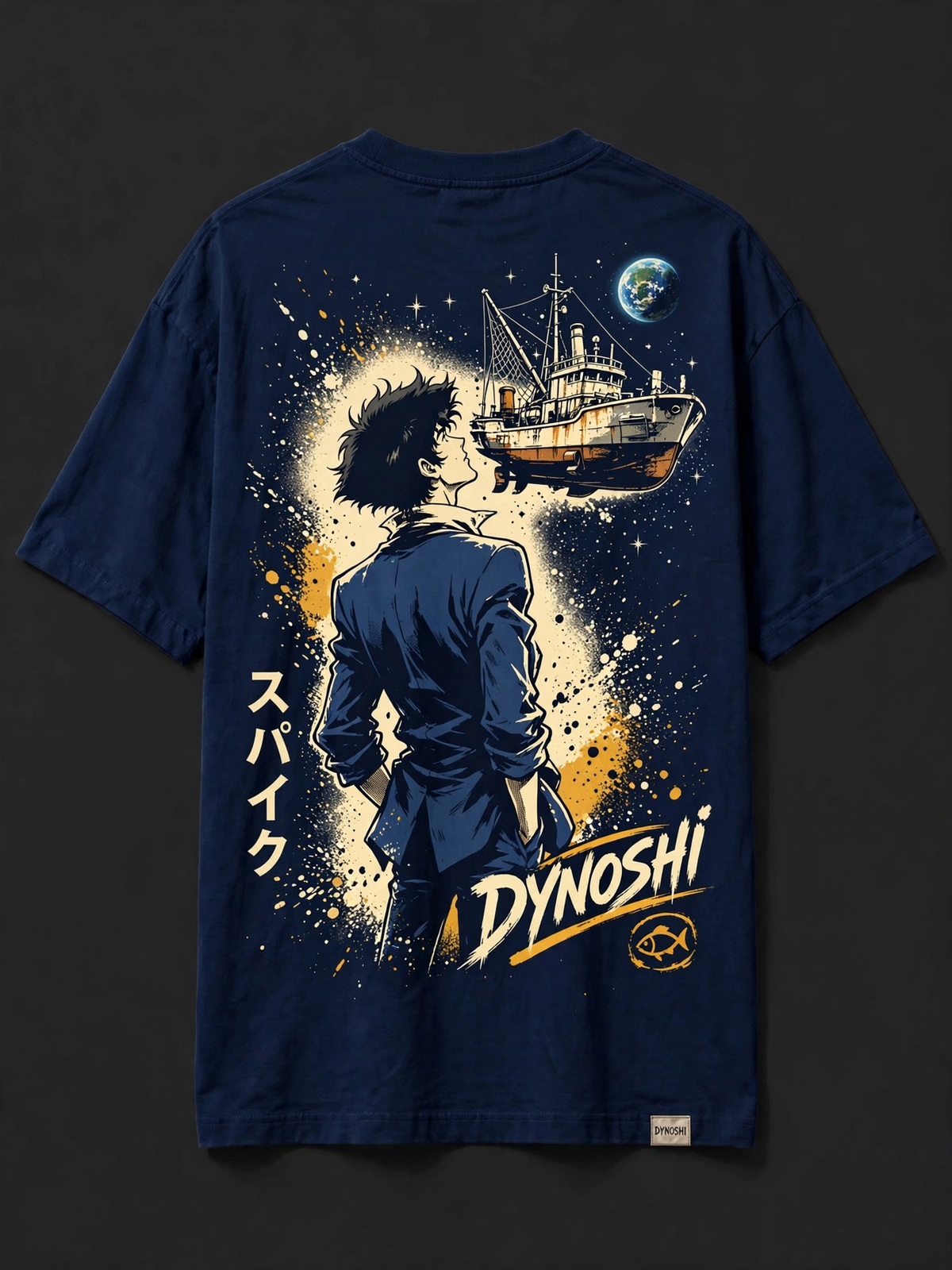 Spike Spiegel - Premium Oversized Anime T-Shirt - DYNOSHI