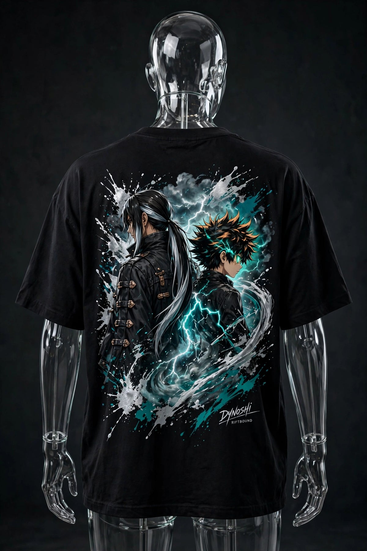 SOREN - Storm Allies - Premium Oversized Anime T-Shirt - DYNOSHI