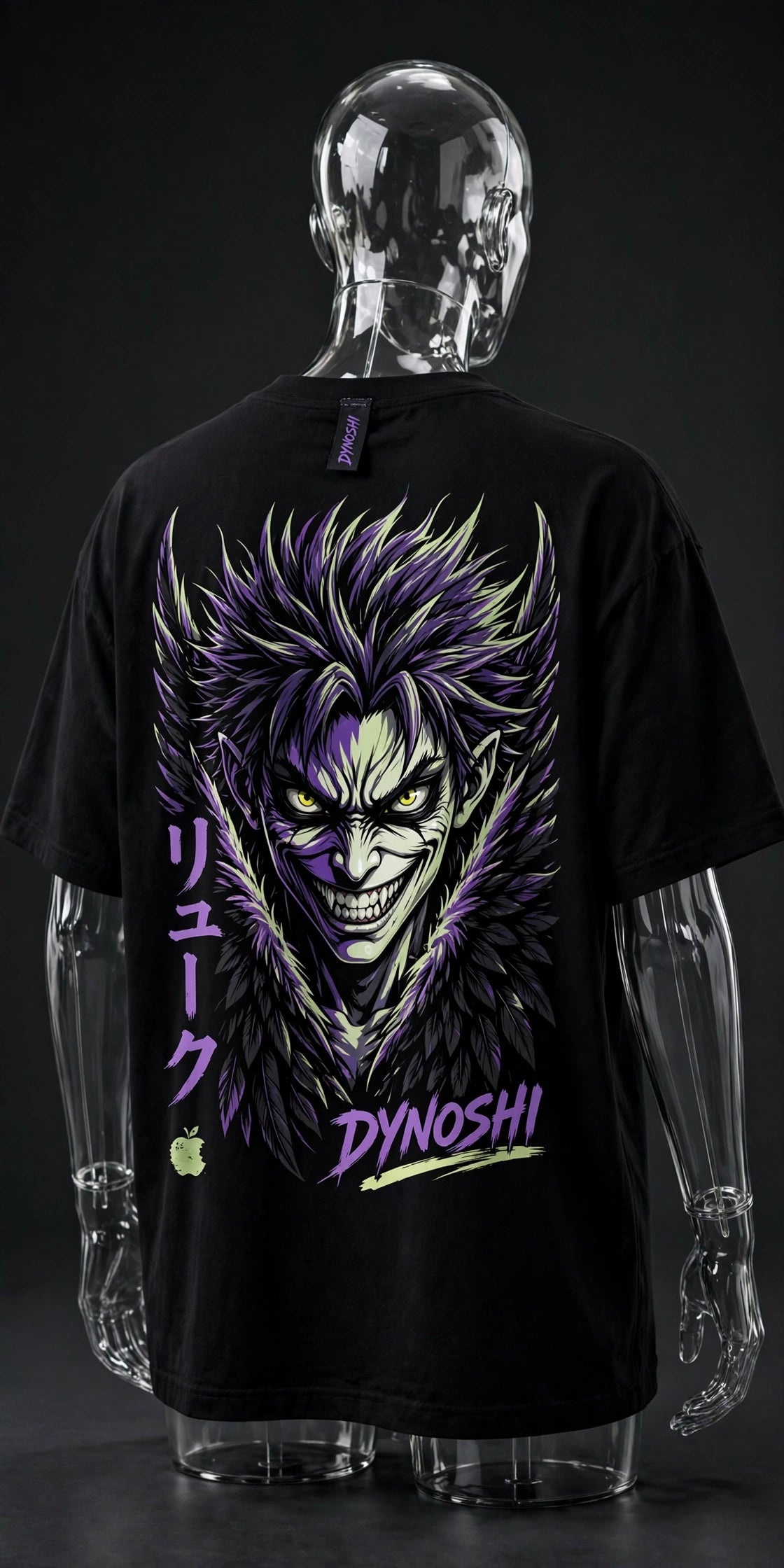 Ryuk - The Grin - Premium Oversized Anime T-Shirt - DYNOSHI