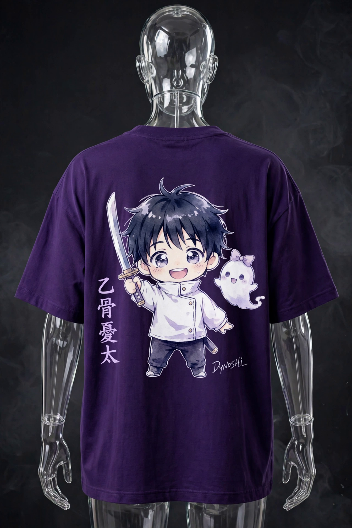 Yuta Okkotsu - Chibi Sword Saint - Premium Oversized Anime T-Shirt - DYNOSHI