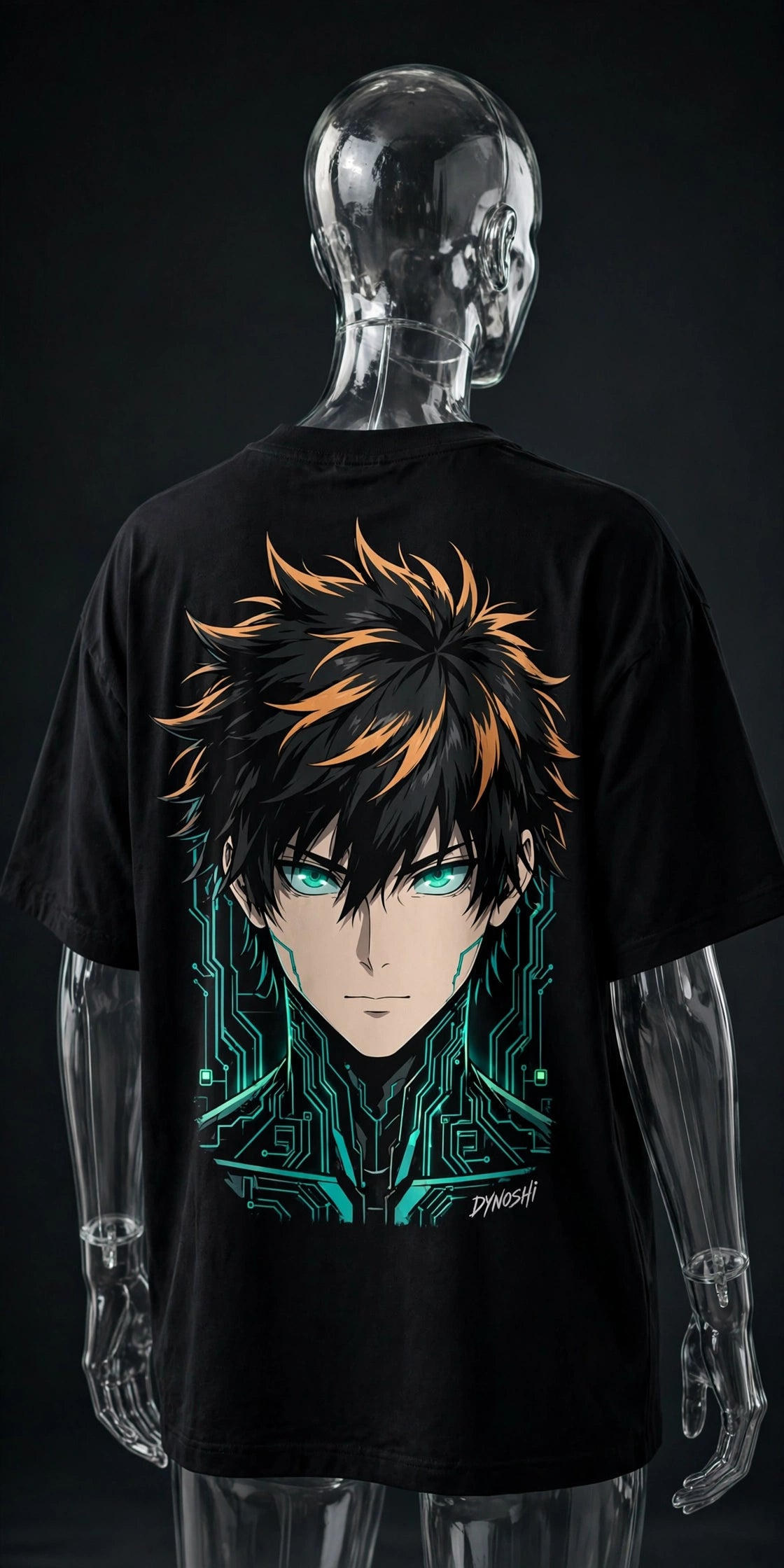 Kael - Emberford Hero - Premium Oversized Anime T-Shirt - DYNOSHI