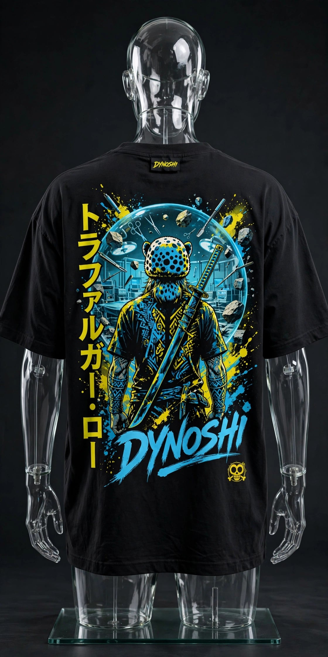 Trafalgar Law - Surgeon's Room - Premium Oversized Anime T-Shirt - DYNOSHI